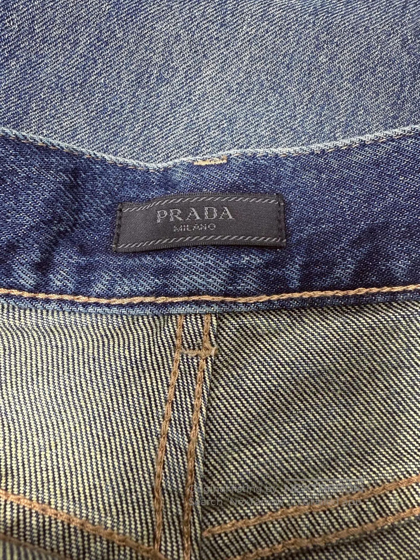 Prada PRADA Women's Blue Jeans. Size 32" / US 10 / IT 46 - 8 Thumbnail