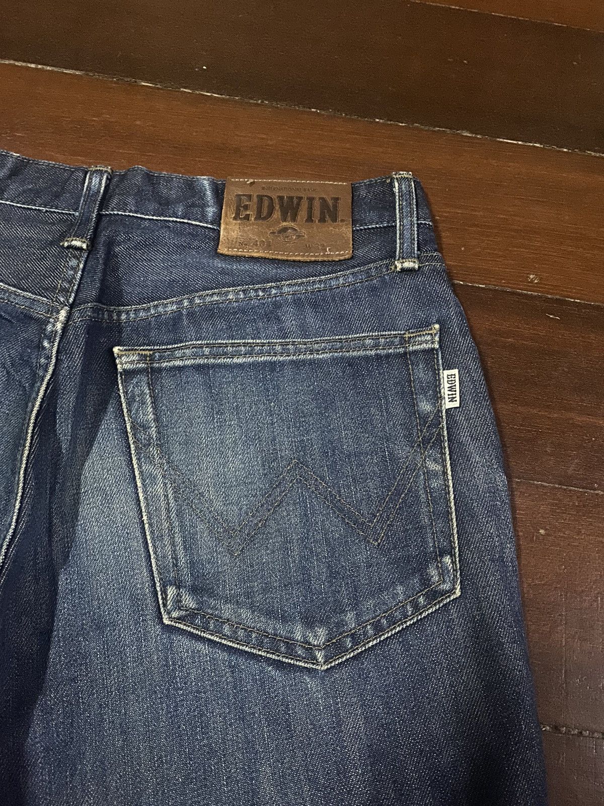 Edwin × Japanese Brand FIRE 🔥 VINTAGE EDWIN 404 distressed Size US 33 - 12 Thumbnail
