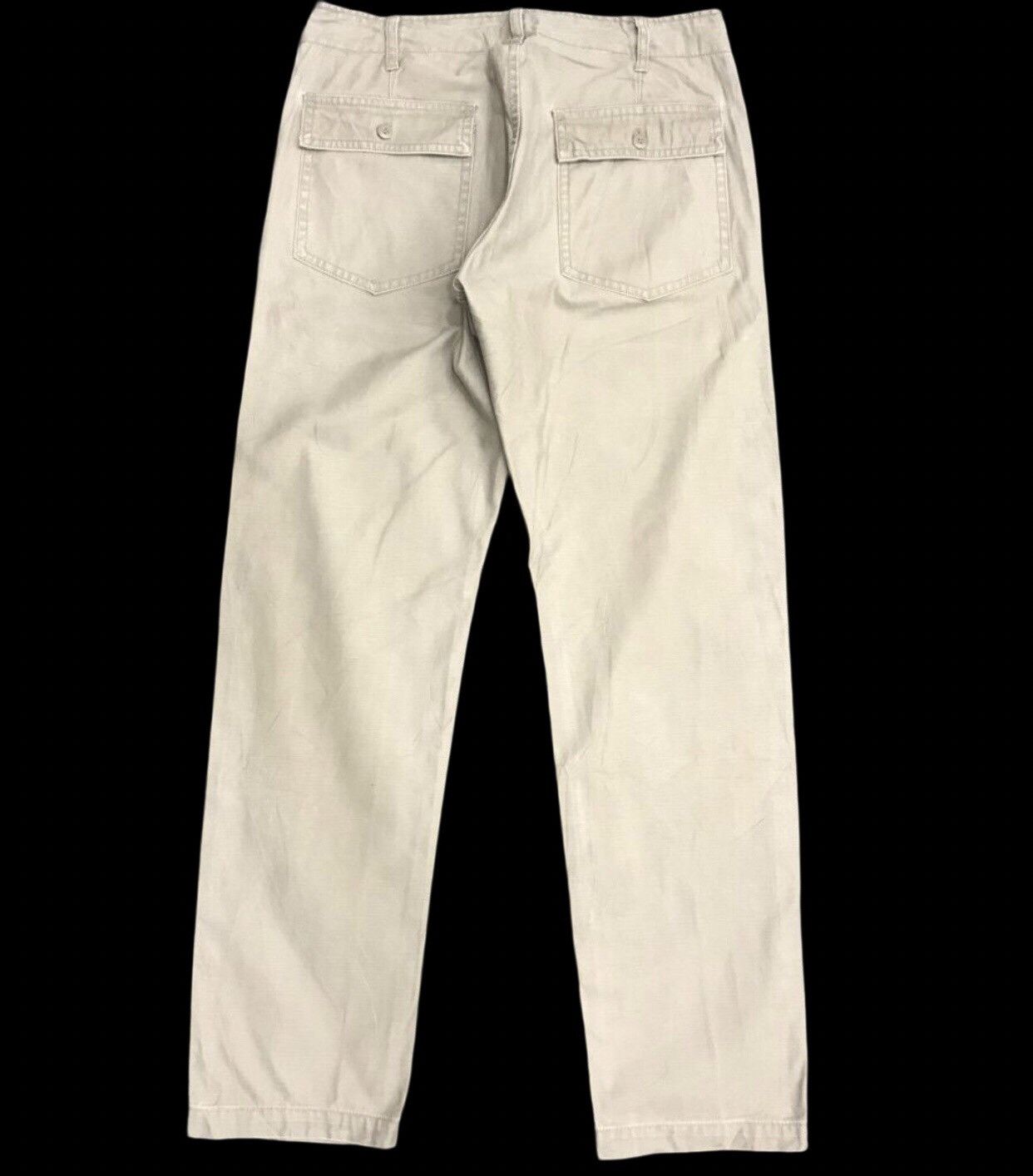 Japanese Brand BACK NUMBER Japan Slim Military Fatigue Baker Pant Size US 32 / EU 48 - 2 Thumbnail