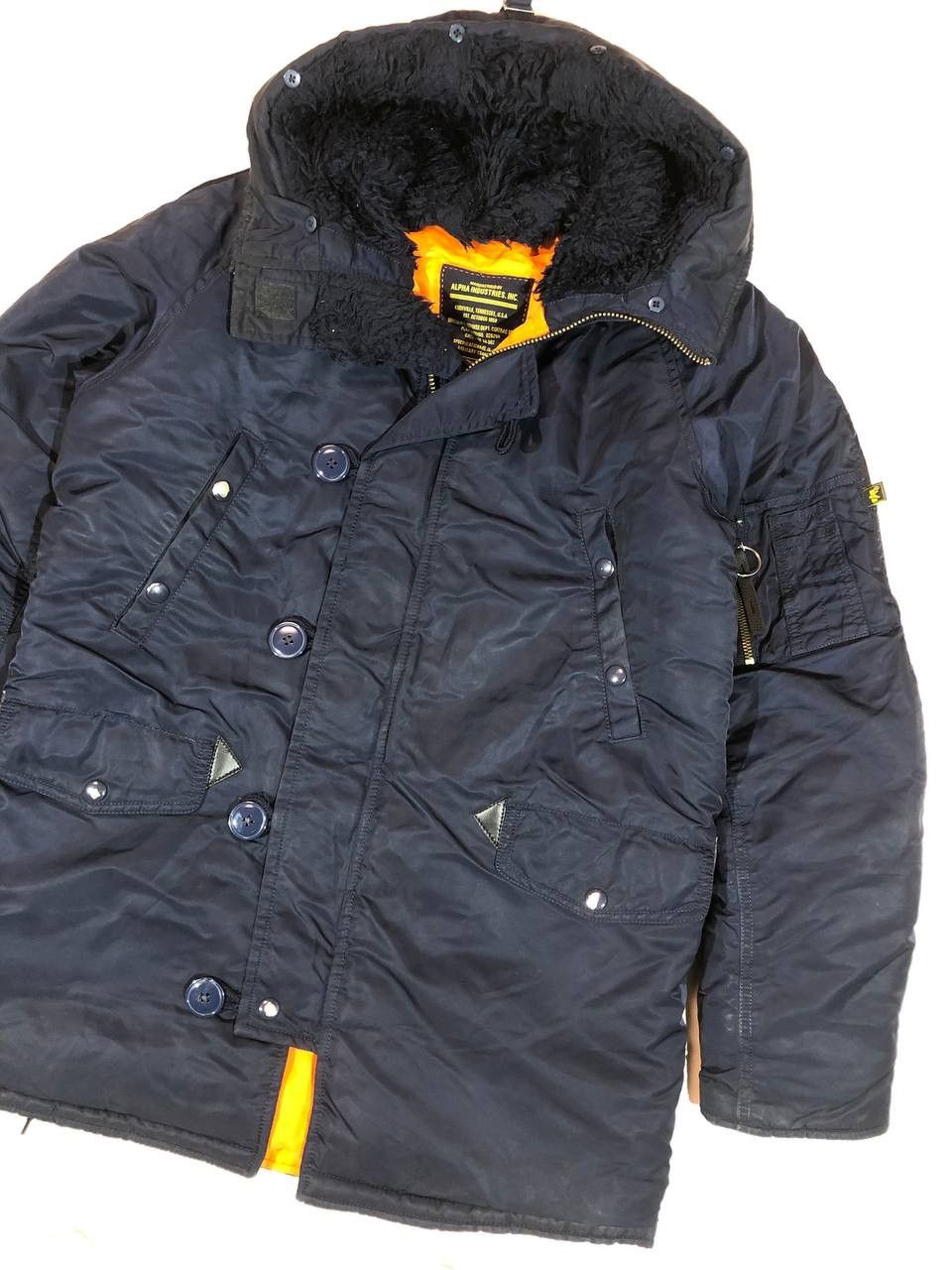 Alpha Industries × Vintage Alpha Industries Jacket Vintage Size US L / EU 52-54 / 3 - 3 Thumbnail