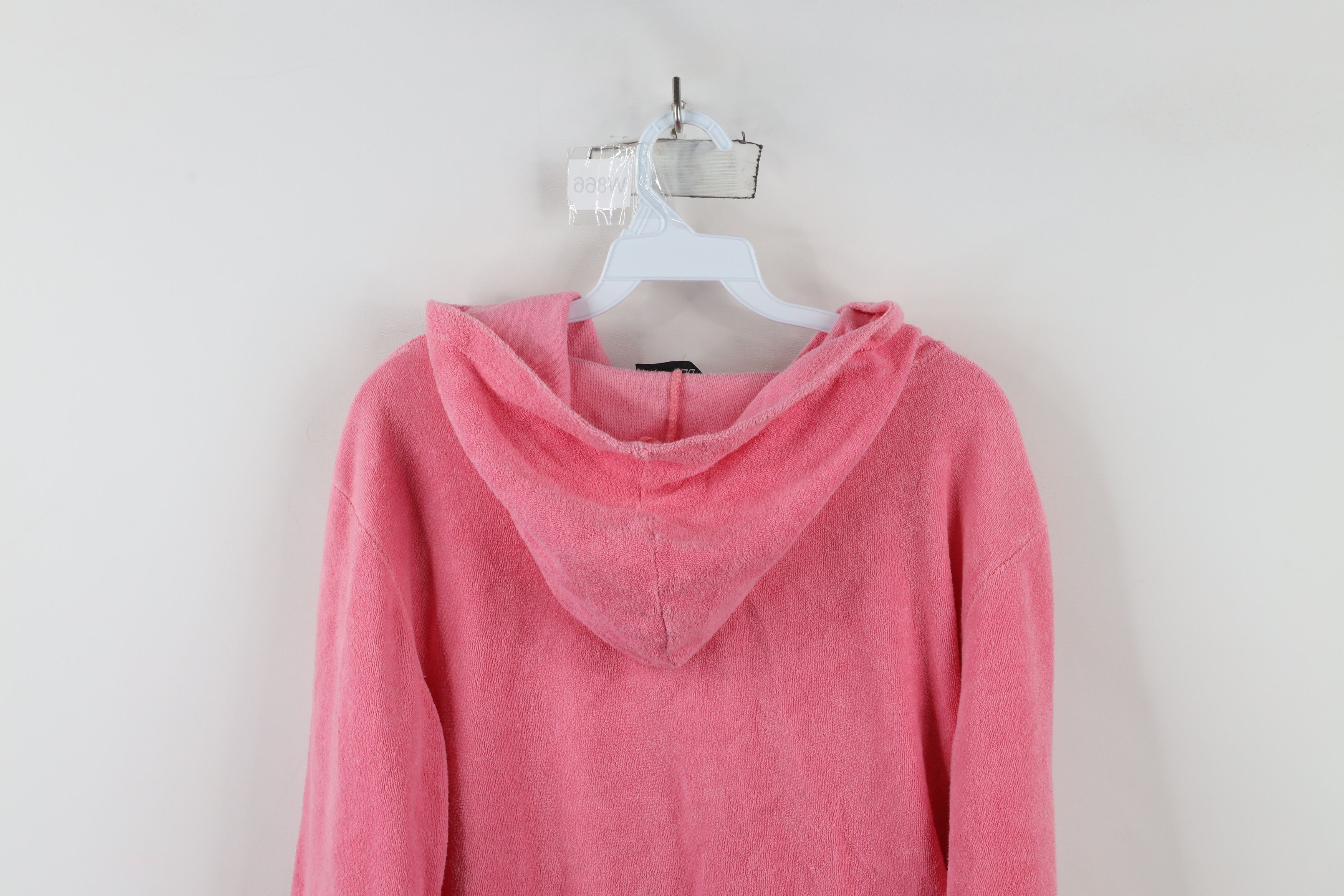 Vintage Vintage 90s Streetwear Doll Terry Cloth Full Zip Hoodie USA Size L / US 10 / IT 46 - 9 Thumbnail