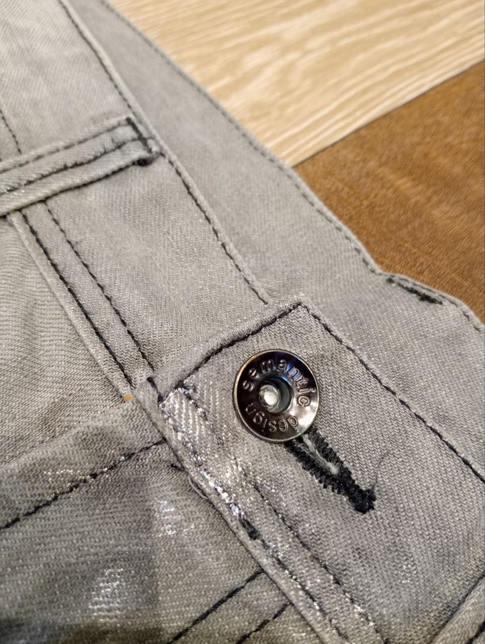 semanticdesign SEMANTIC DESIGN JAPAN GREY WASHED DENIM FLARED PANTS Size US 32 / EU 48 - 6 Thumbnail