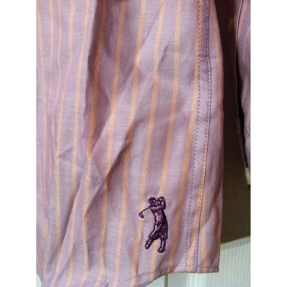 Bobby Jones BOBBY JONES MENS NEW LILAC 100%COTTON CASUAL SHIRT SIZE:L Size US L / EU 52-54 / 3 - 3 Thumbnail