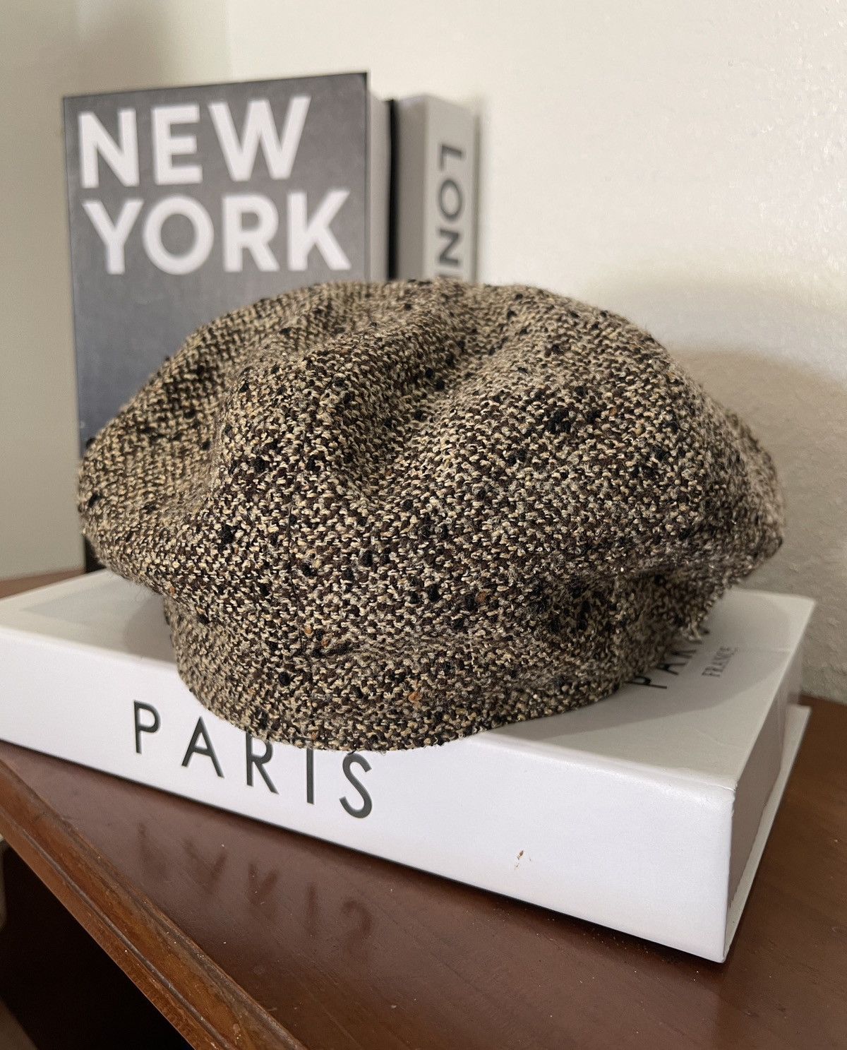 agnes b. Agnes B. Donegal Tweed Newboys Hats (Size 57) Size ONE SIZE - 5 Thumbnail