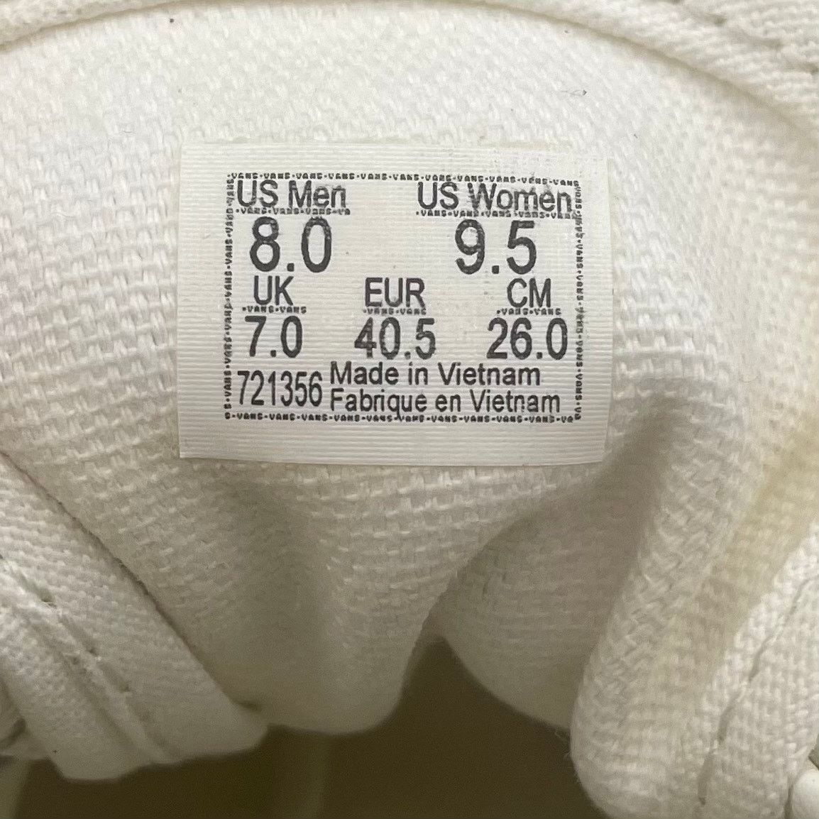 Vans VANS Era Platform 66 Off White Marshmallow Spellout 8 9.5 Size US 8 / EU 41 - 6 Thumbnail