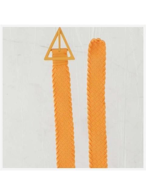 Bottega Veneta o1n1vont0425 Size: 85 / Triangle Belt in Orange Size 34 - 3 Thumbnail