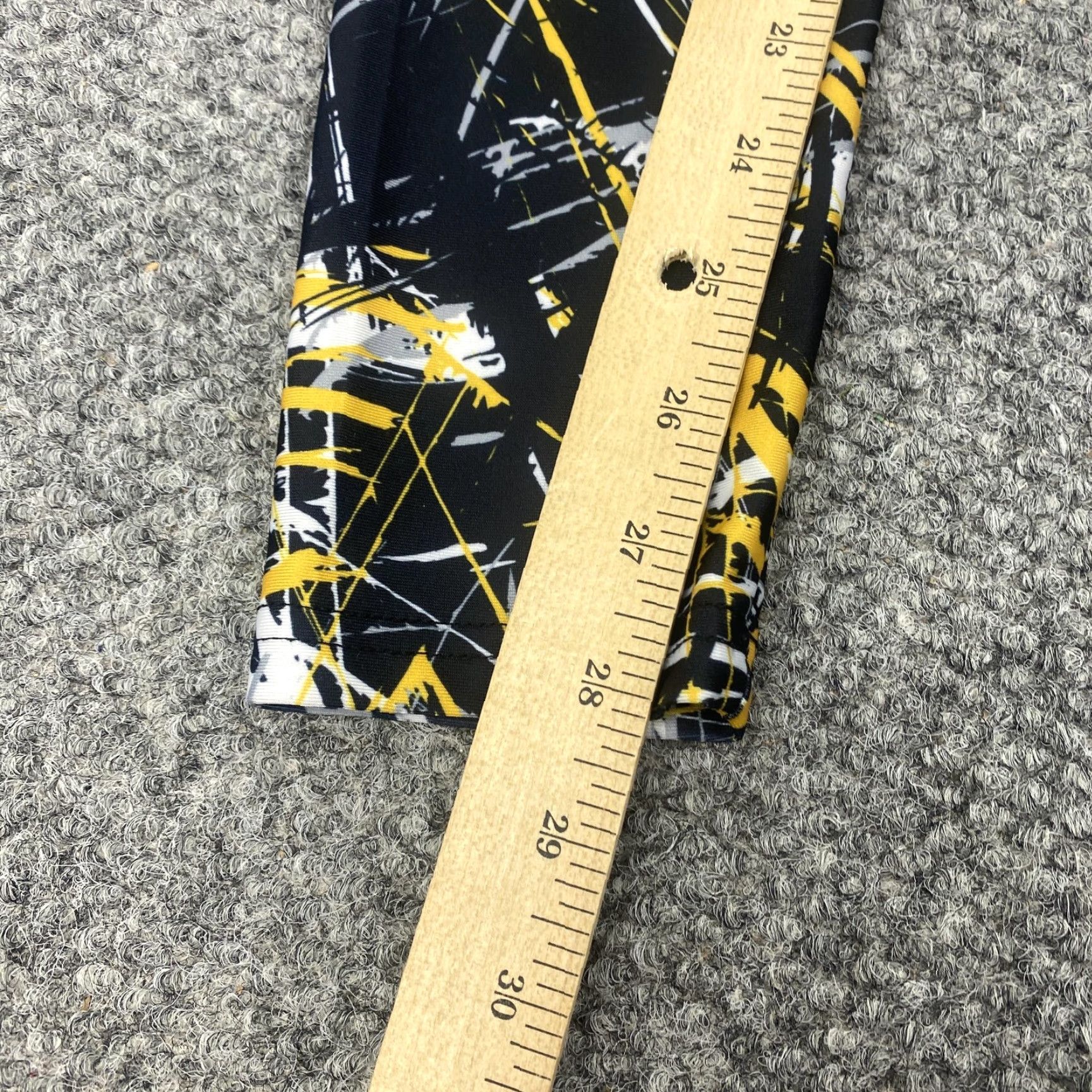 NFL Zubaz Pittsburgh Steelers Leggings Womens Small NFL Team Apparel Pattern Footbal Size 28" / US 6 / IT 42 - 4 Thumbnail