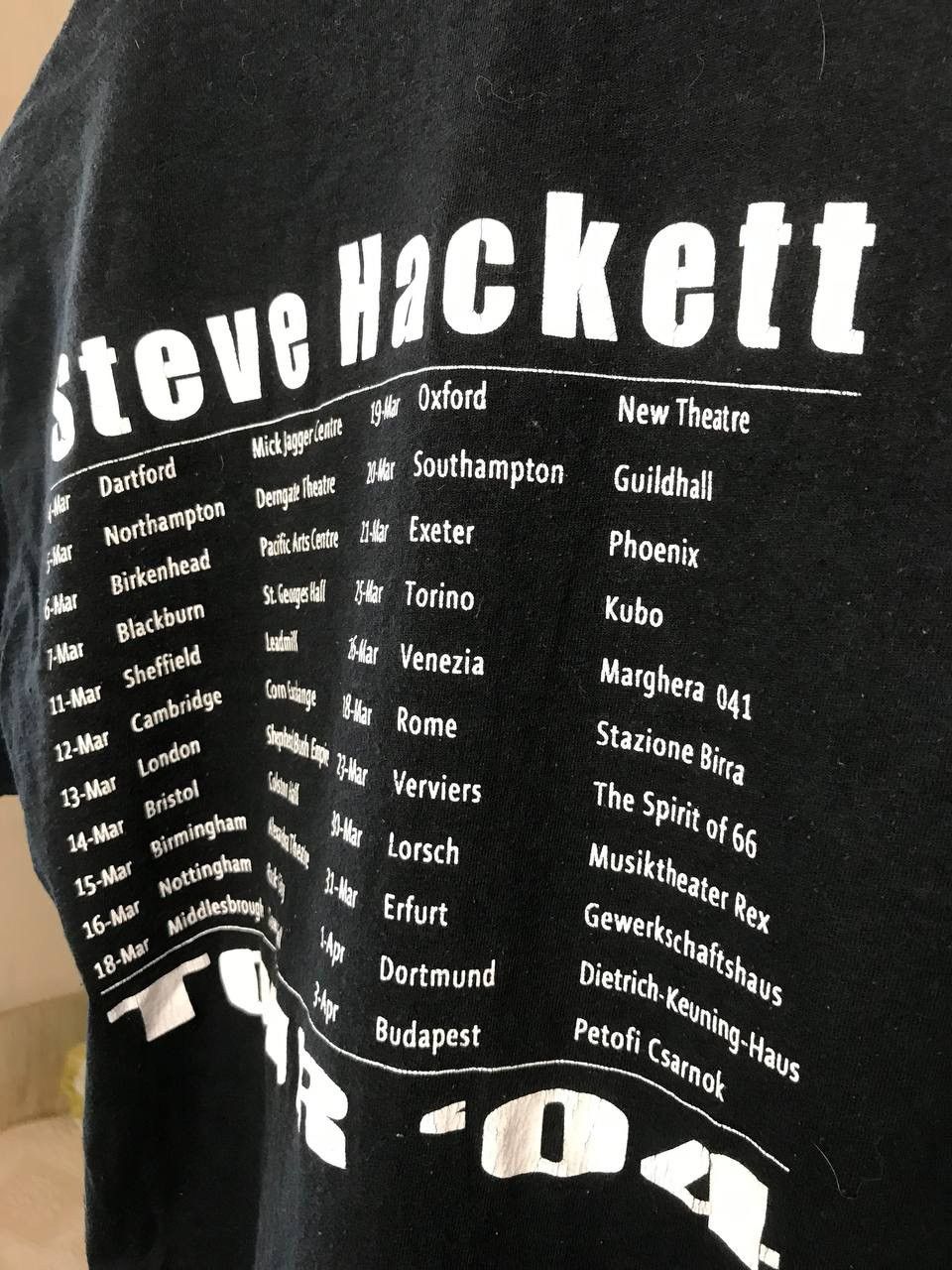 Band Tees 🔥 Steve Hackett Metamorpheus Album 2004 Vintage Tour T Shirt Size US S / EU 44-46 / 1 - 13 Thumbnail