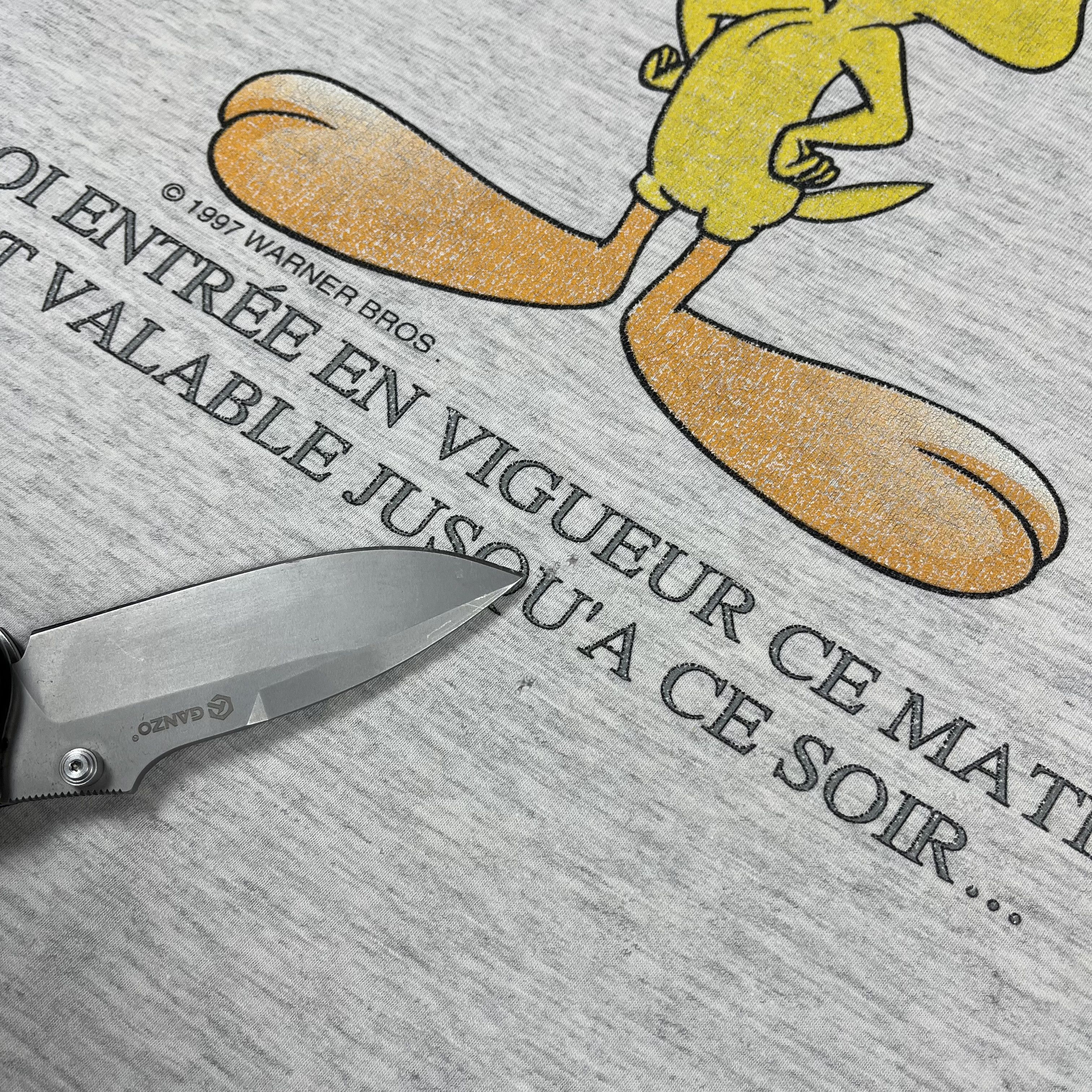 Vintage Vintage Tweety Warner Bros. Cartoon T Shirt 1997 Size US M / EU 48-50 / 2 - 9 Thumbnail
