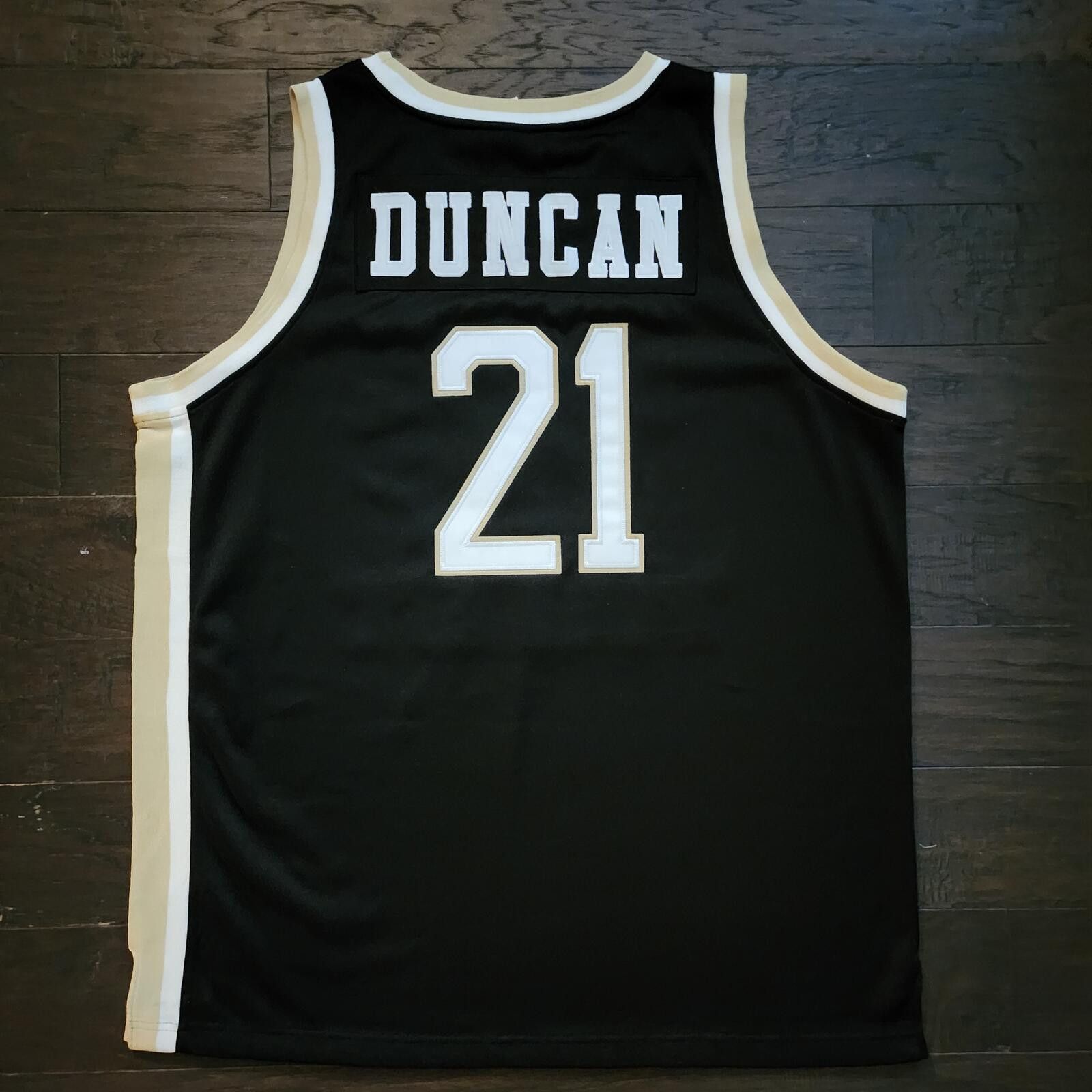 Adidas Tim Duncan #21 Wake Forest Adidas Jersey Size XL (52) NCAA Size US XL / EU 56 / 4 - 1 Thumbnail