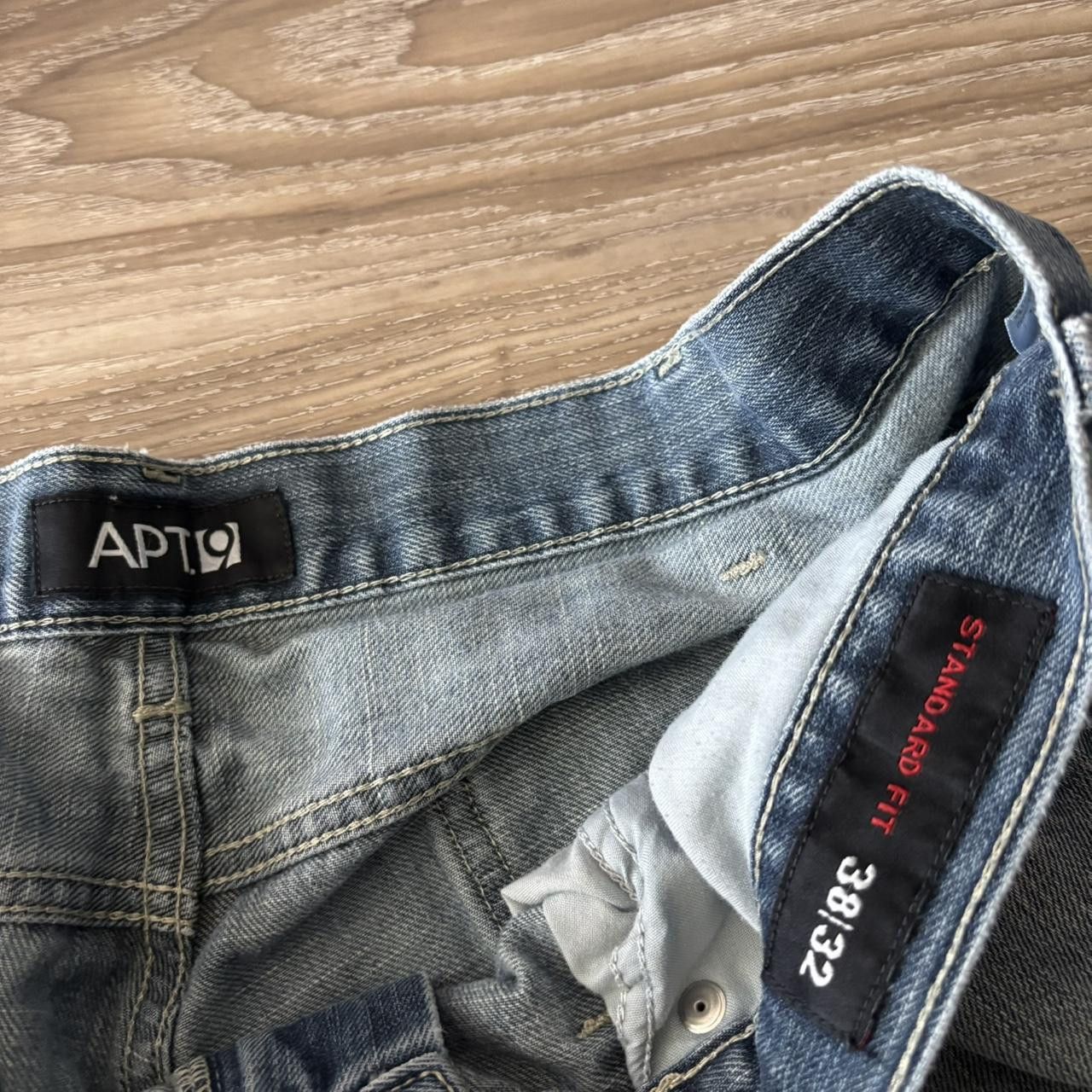 Japanese Brand Crazy Vintage Y2K/2000s Baggy Grunge Faded Wash Skater Denim Jeans! 36x32 Size US 35 - 7 Thumbnail