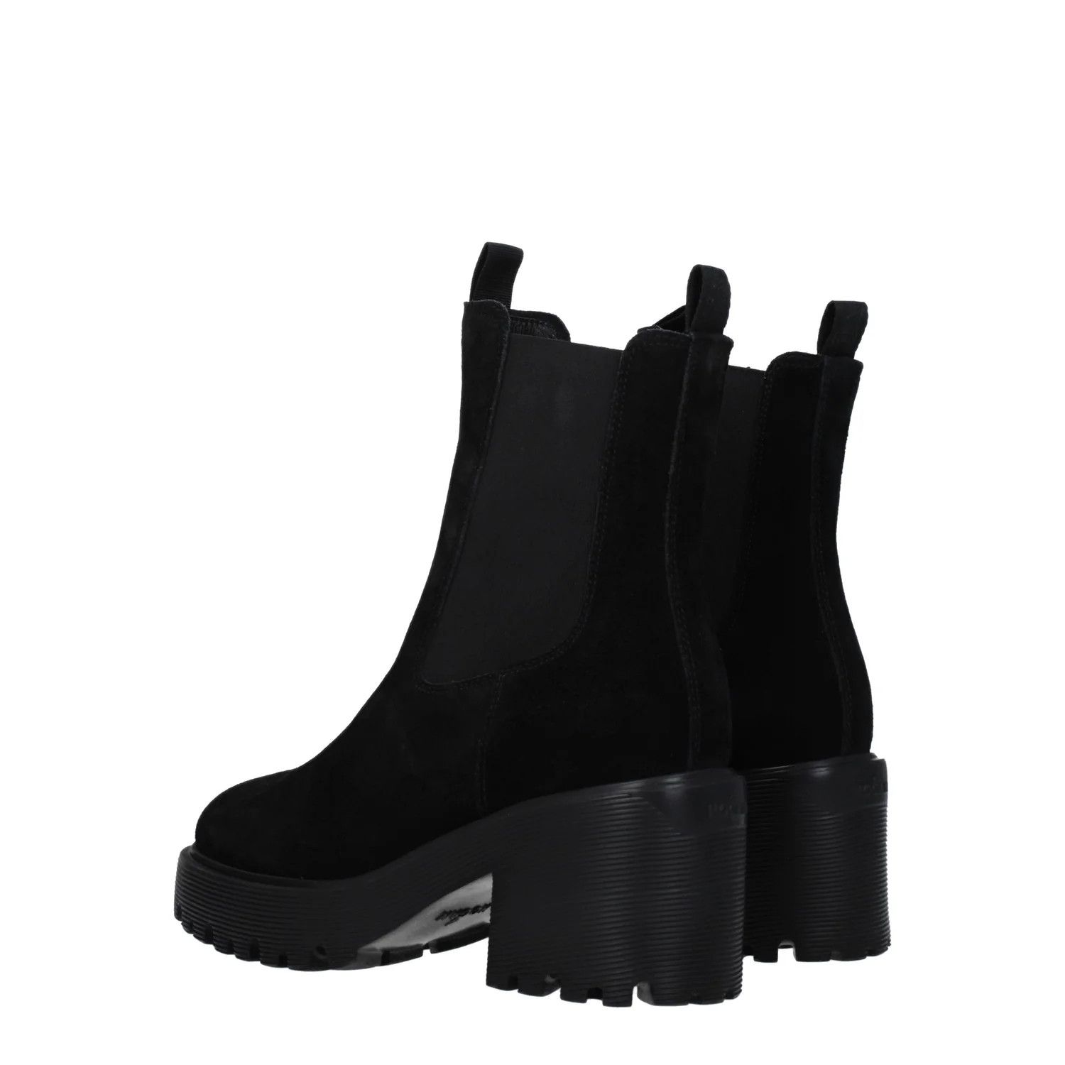 Hogan ob1o1e1124 Suede Ankle Boots in Black Size US 5 / IT 35 - 4 Thumbnail