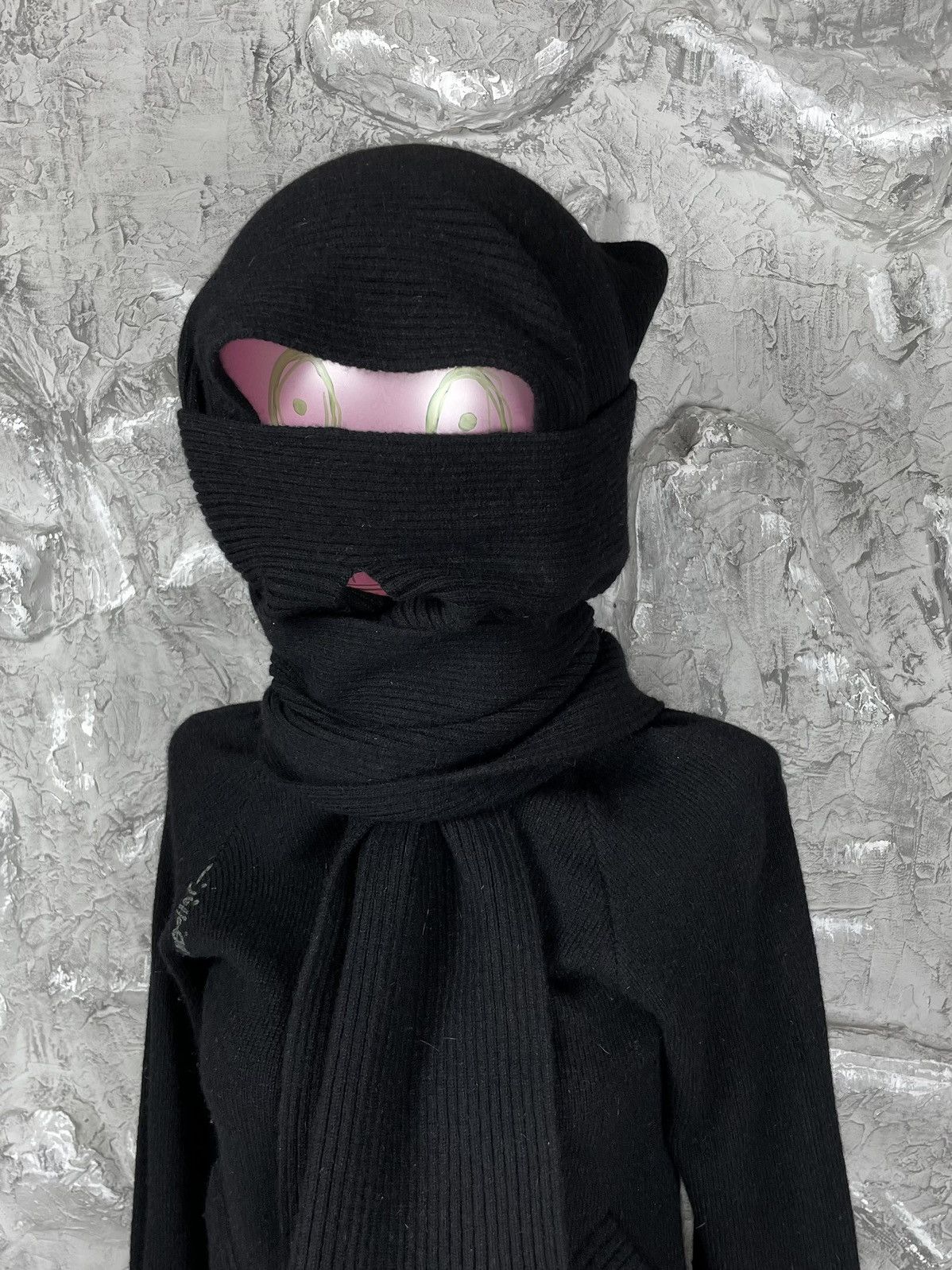 Japanese Brand Y2K Million Dollar Vintage Knit Zip Sweater Scarf Hoodie Size US S / EU 44-46 / 1 - 9 Thumbnail