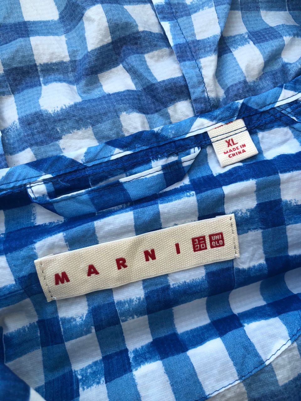 Marni × Uniqlo Uniqlo X Marni Pocketable Check Nylon Jacket Size US XL / EU 56 / 4 - 3 Thumbnail