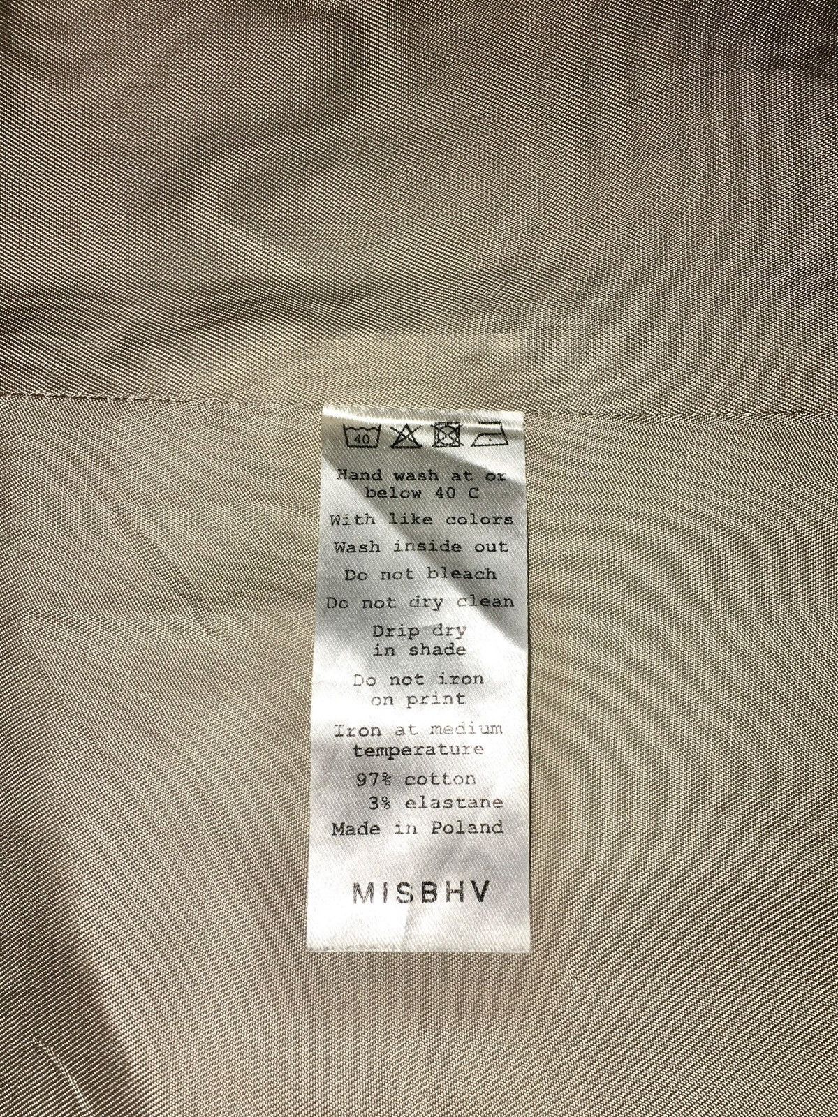 Misbhv coat MISBHV mac trench jacket y2k vintage streetwear casual Size US S / EU 44-46 / 1 - 9 Thumbnail