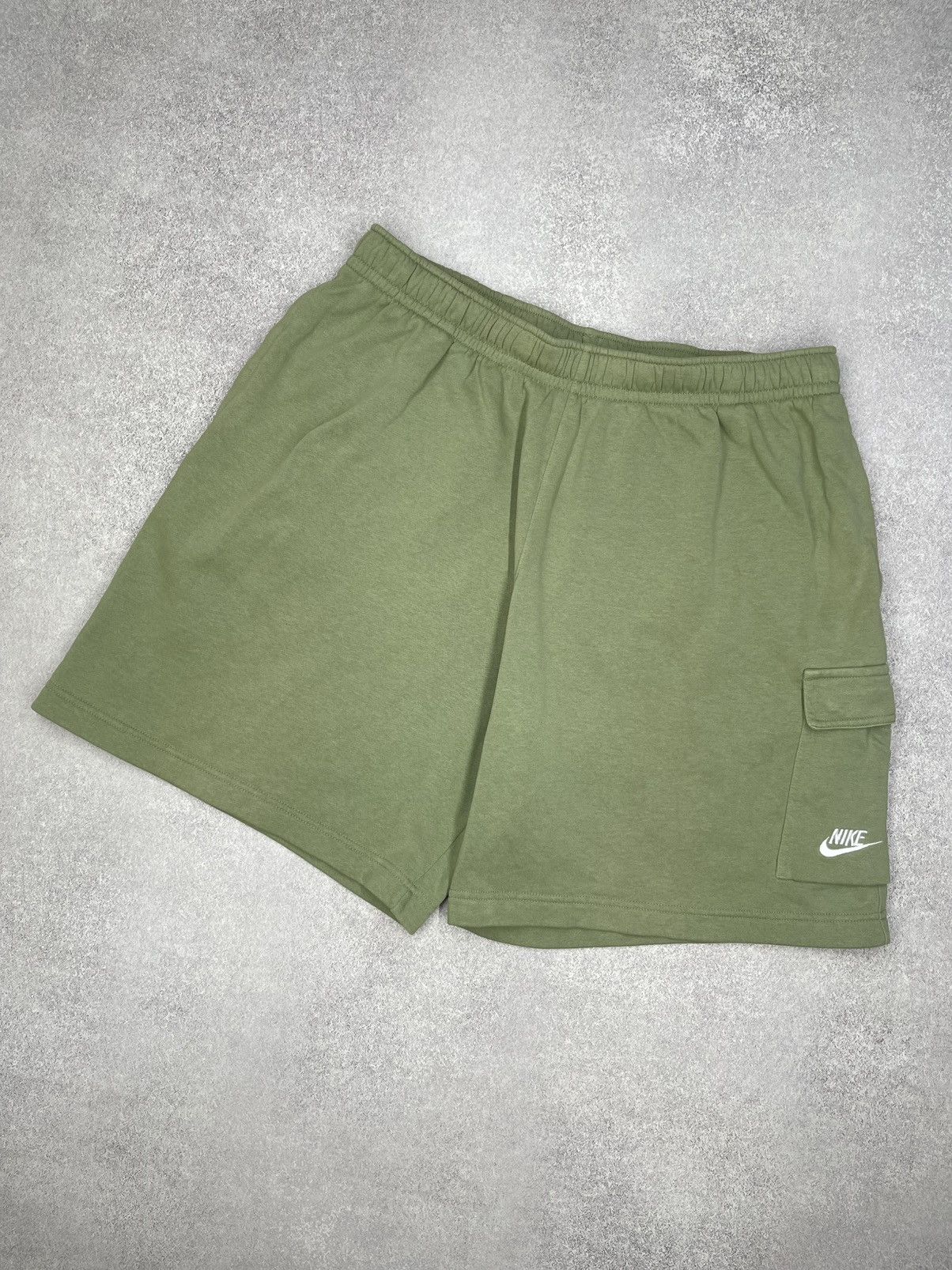 Jordan Brand Mens Nike Cargo Shorts Green Drill Y2K ACG TN Size US 36 / EU 52 - 2 Thumbnail