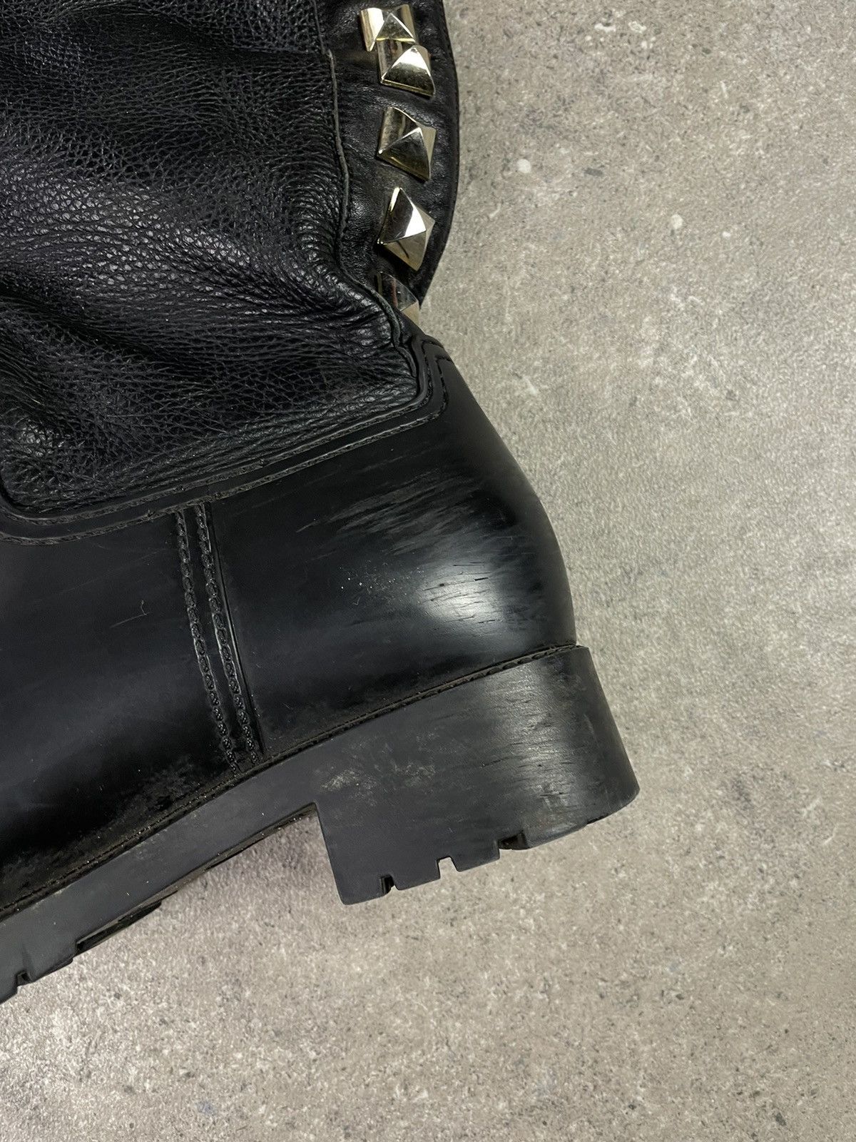 Philipp Plein × Vintage Vintage Y2K Philipp Plein Skull Leather Boots Size US 8 / IT 38 - 5 Thumbnail