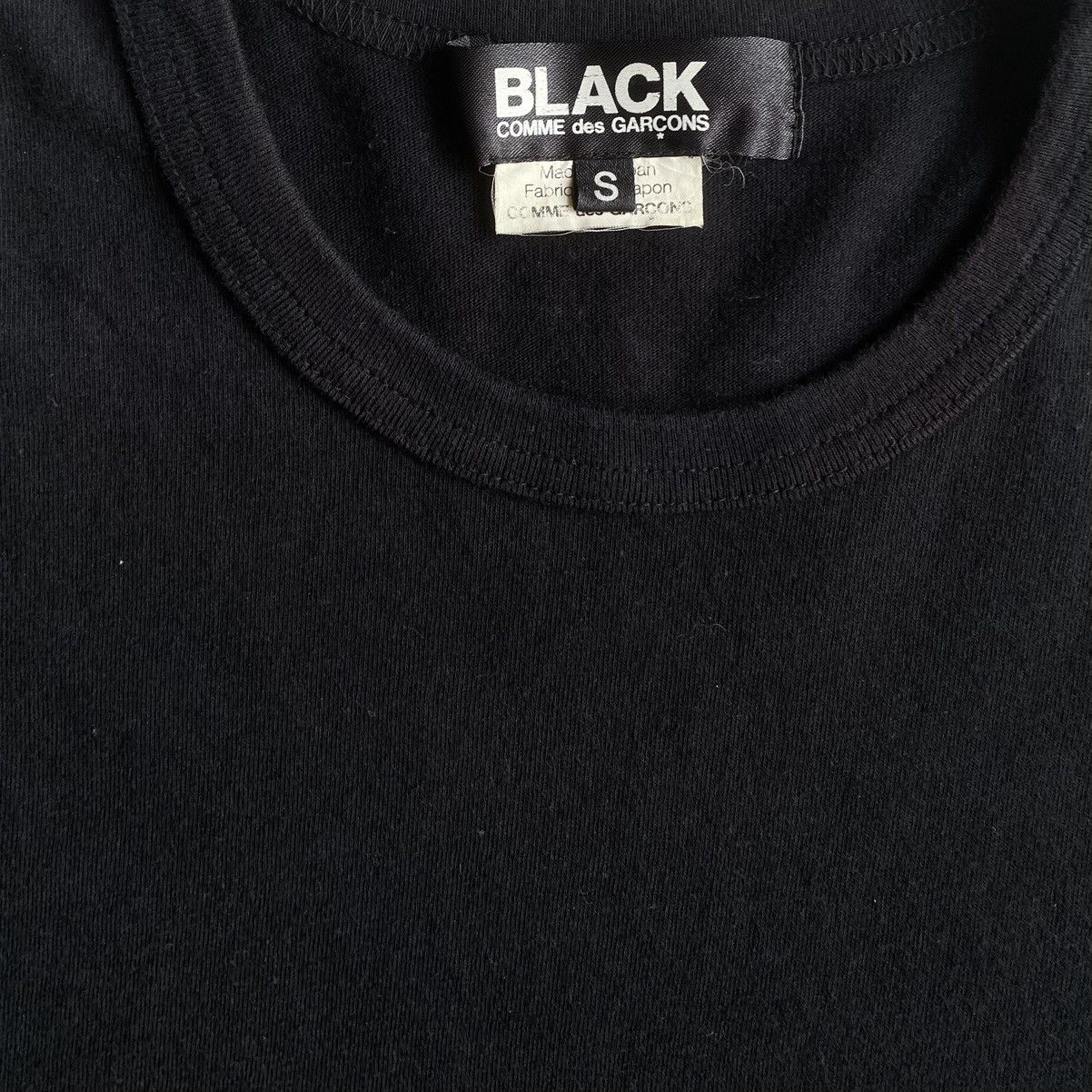 Comme des Garcons × Comme des Garcons Black Black CDG T Shirt Size S / US 4 / IT 40 - 4 Thumbnail