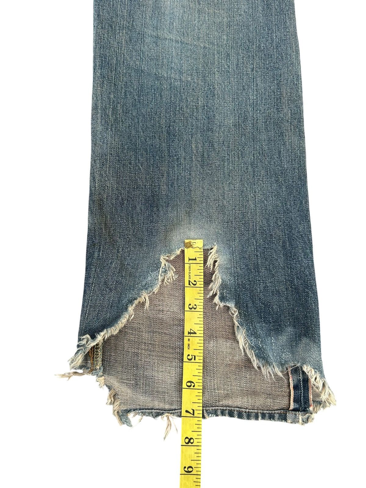 Kapital Vintage Edwin 505x Selvedge Distressed Denim Jeans Size US 34 / EU 50 - 17 Thumbnail