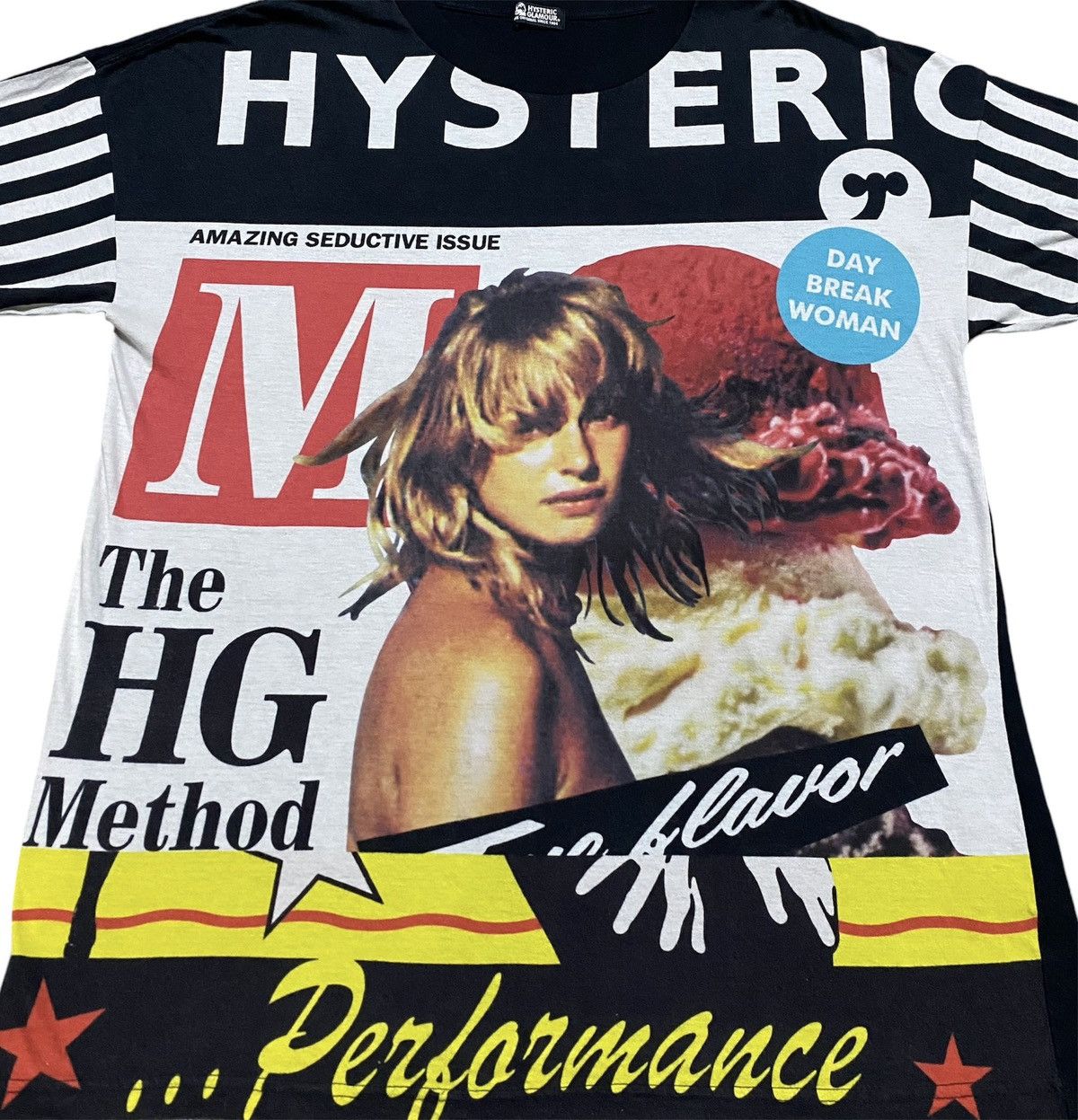 Hysteric Glamour Rare‼️🔥Hysteric Glamour Photo Tee Magazine Over Print T-Shirt Size US M / EU 48-50 / 2 - 3 Thumbnail