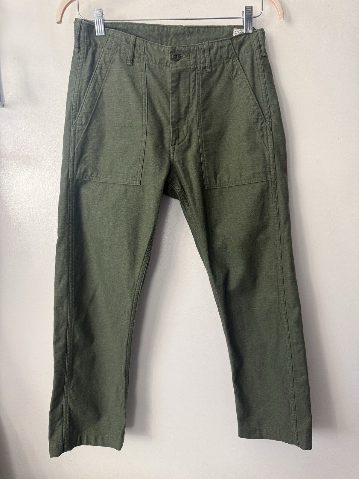Olive Green Cargo Pants Made in Japan Size XS