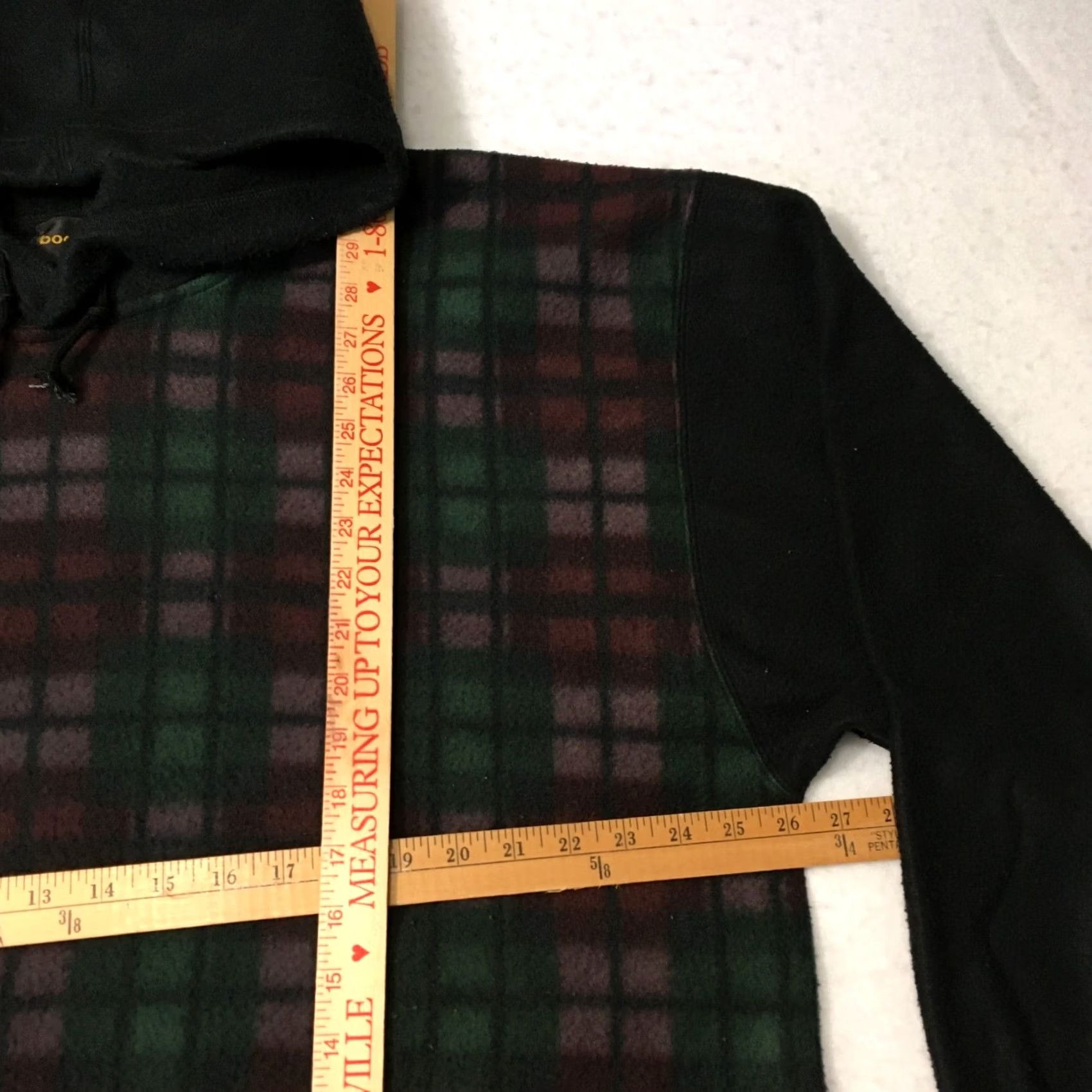 Bodega Bodega Bay Hoodie XL Multicolor Plaid Fleece Polyester Embroidered Logo Mens Pullover Size US XL / EU 56 / 4 - 4 Thumbnail