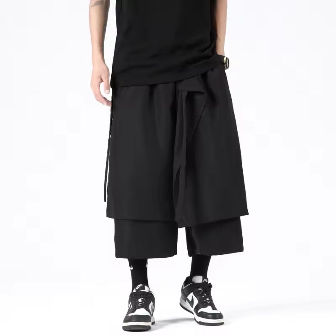 Designer × Japanese Brand Japanese style loose cropped trousers Size US 30 / EU 46 - 5 Thumbnail