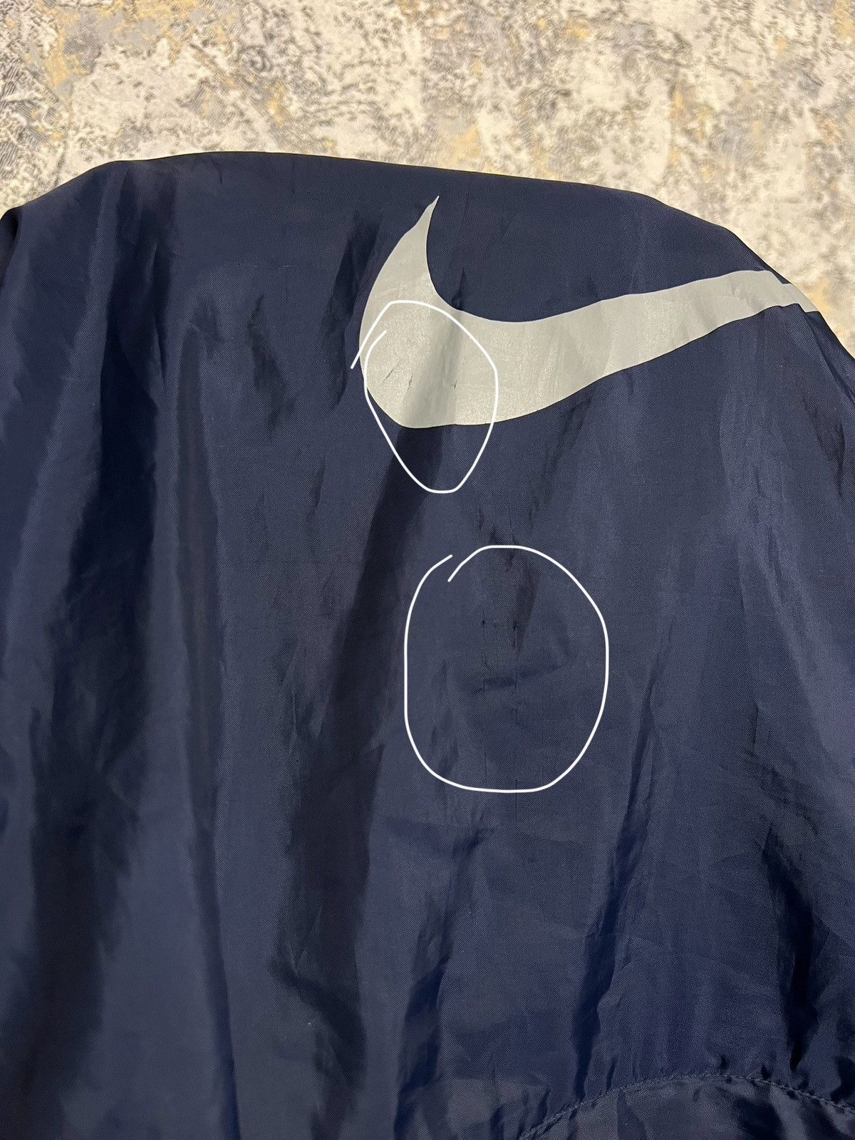 Nike × Vintage Vintage 90s Nike Jacket Big Swoosh Size US M / EU 48-50 / 2 - 7 Thumbnail