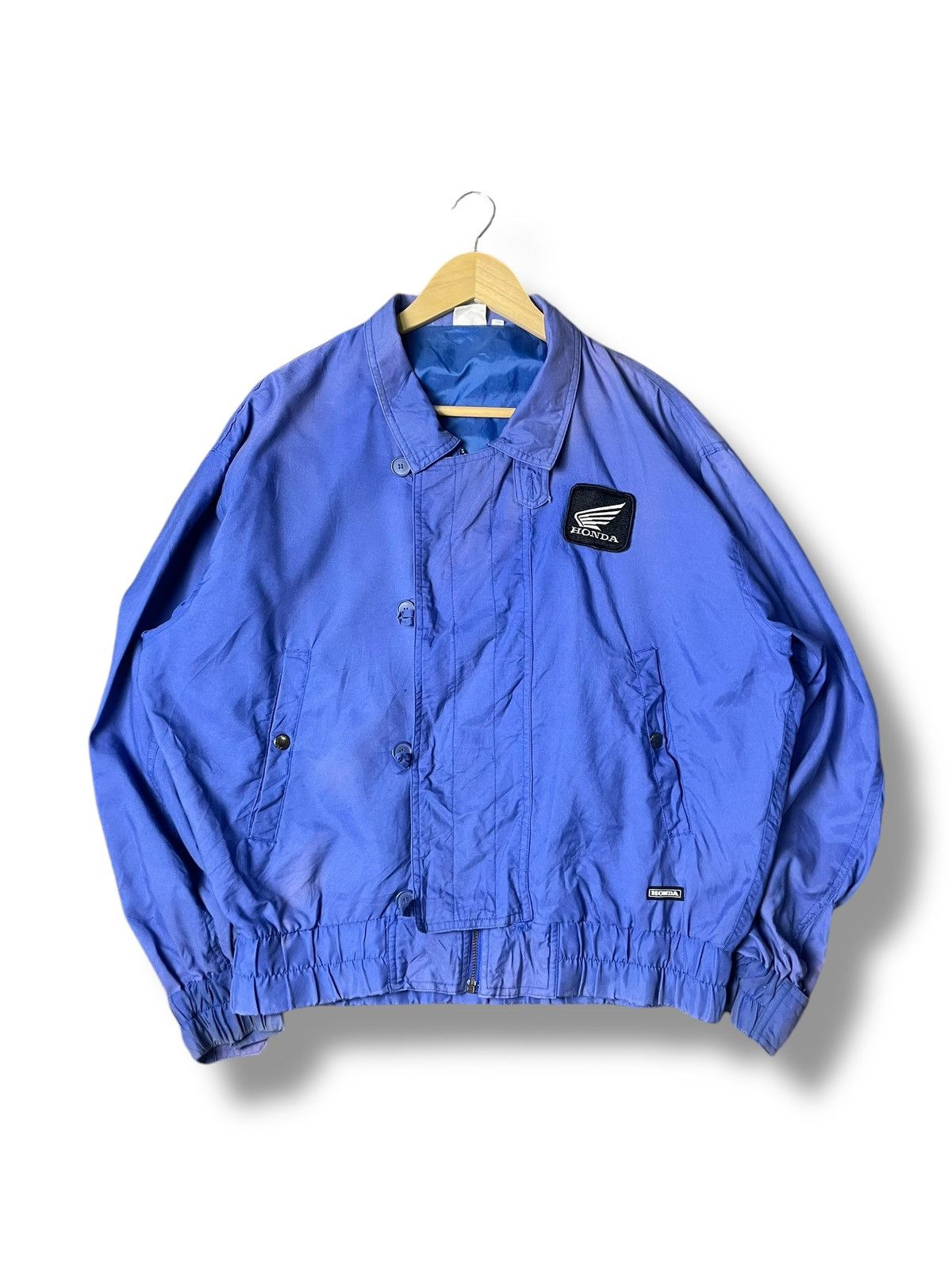 Honda × Japanese Brand × Vintage Vintage Honda Sports Button Jacket (71) Size US L / EU 52-54 / 3 - 1 Thumbnail