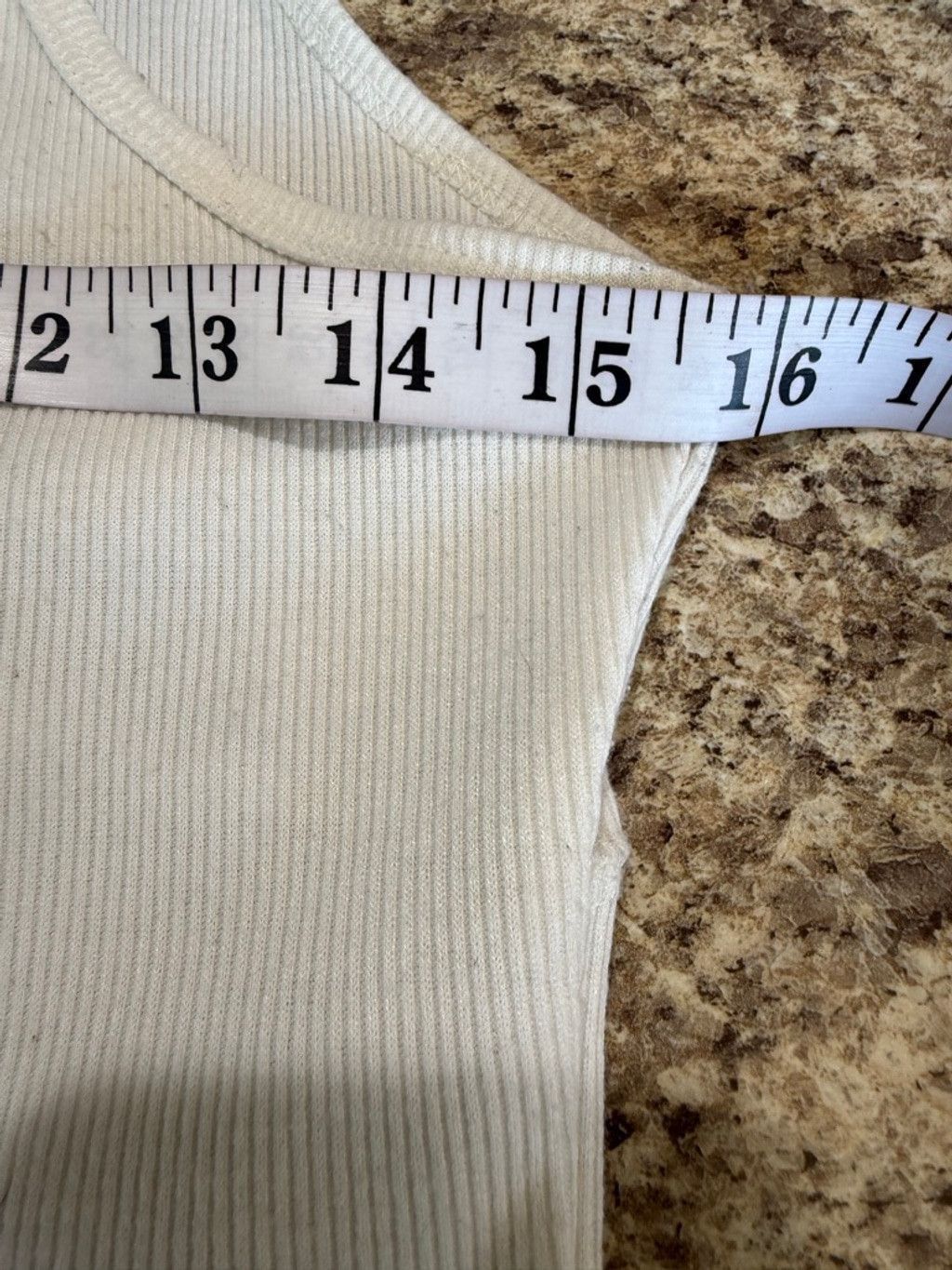 Cider Women's Cider White Ribbed Asymmetrical Hem Tank Top M Size M / US 6-8 / IT 42-44 - 4 Thumbnail