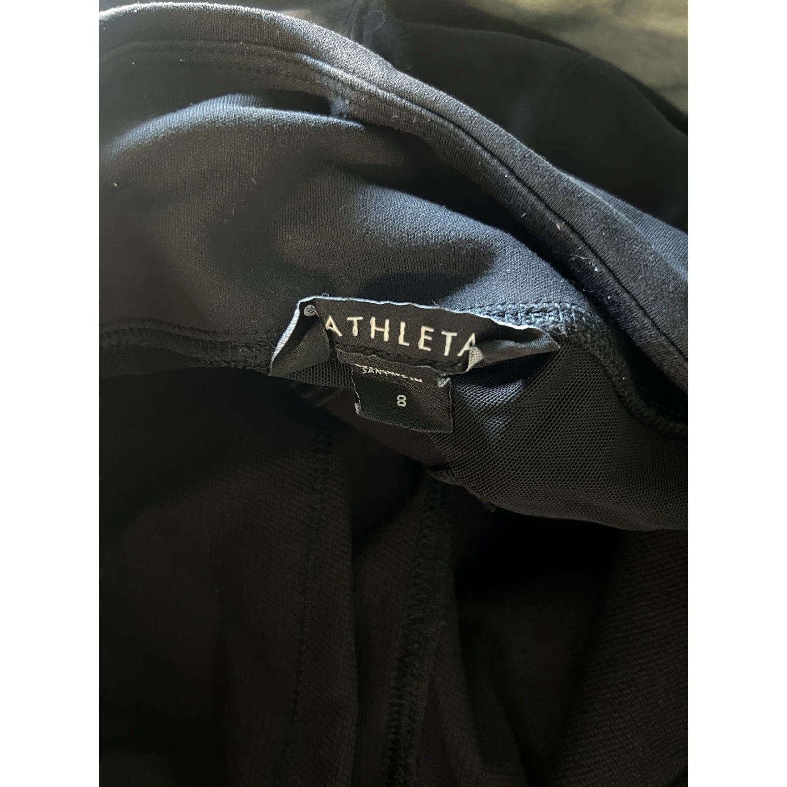 Athleta Athleta Womens Black Outdoor Nylon Athletic Tapered Pants Size 8 Size 30" / US 8 / IT 44 - 3 Thumbnail