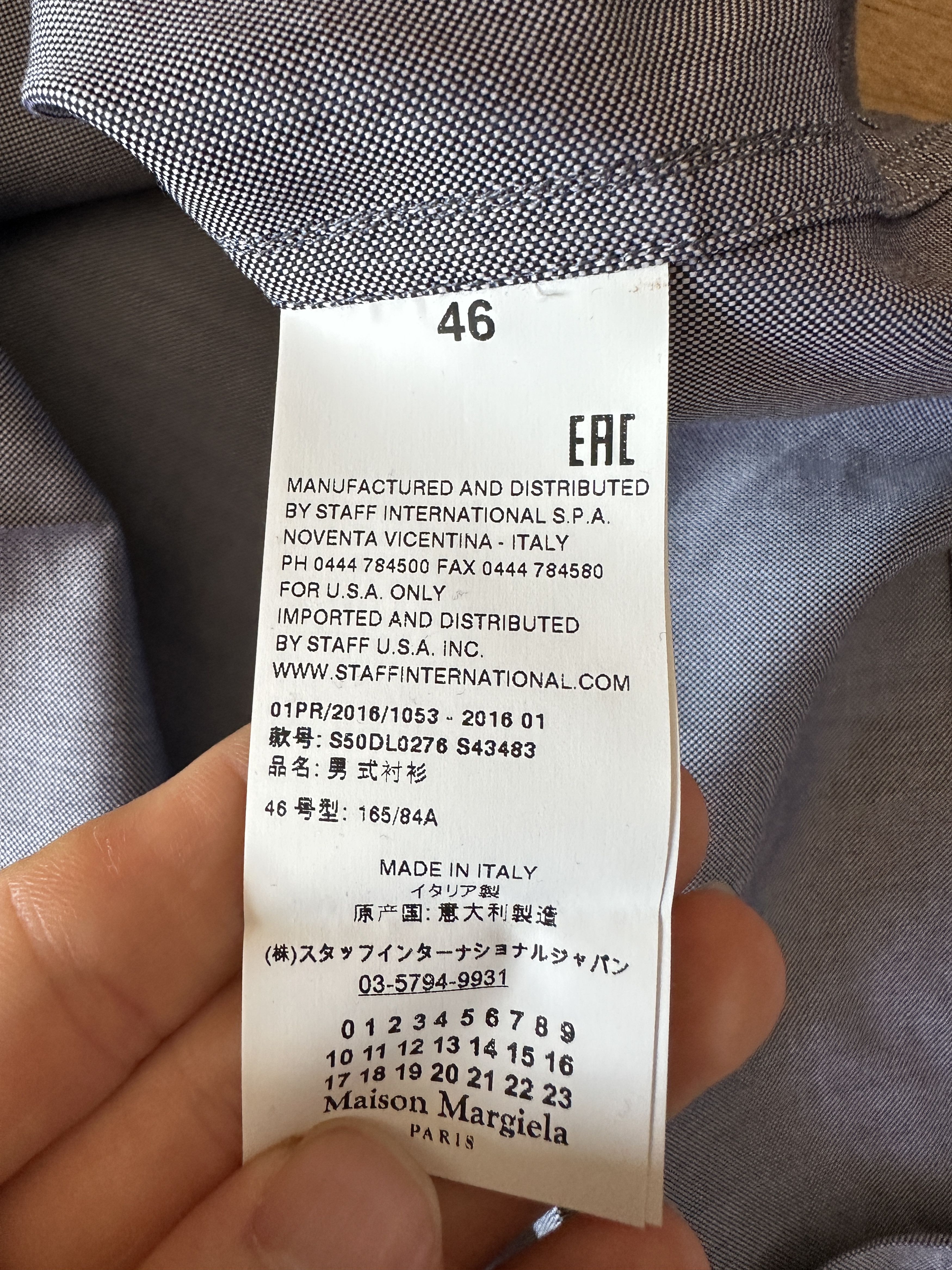 Maison Margiela Maison Margiela Oversized Button Up Shirt Size US L / EU 52-54 / 3 - 7 Thumbnail