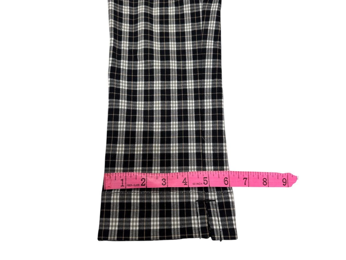 Burberry BURBERRY LONDON BLUE LABEL TARTAN CROPPED SLIM TROUSERS Size 28" / US 6 / IT 42 - 17 Thumbnail