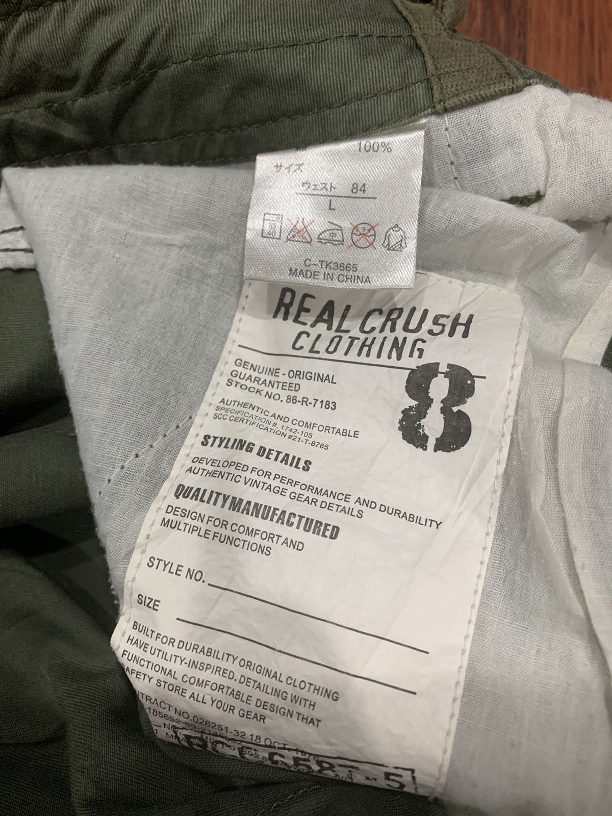 Japanese Brand Rcc Multipocket Cargo Pants Size US 32 / EU 48 - 10 Thumbnail