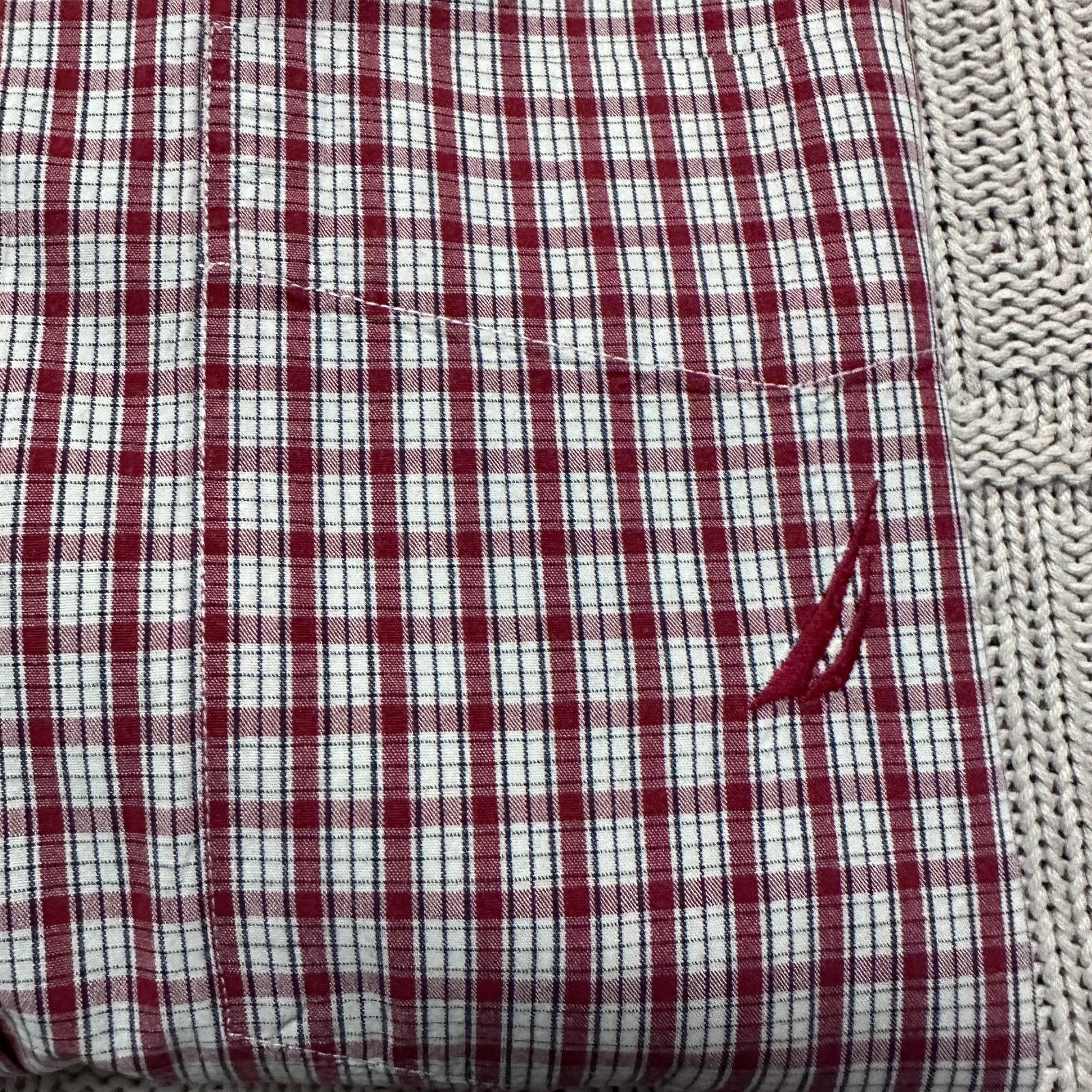 Nautica Nautica red plaid short sleeve button down Size US L / EU 52-54 / 3 - 4 Thumbnail