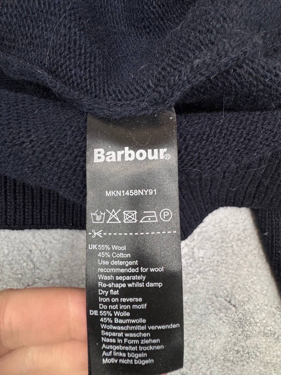 Barbour Barbour Established 1894 Nordic Pattern Half Zip SweaterNavy Size US L / EU 52-54 / 3 - 5 Thumbnail