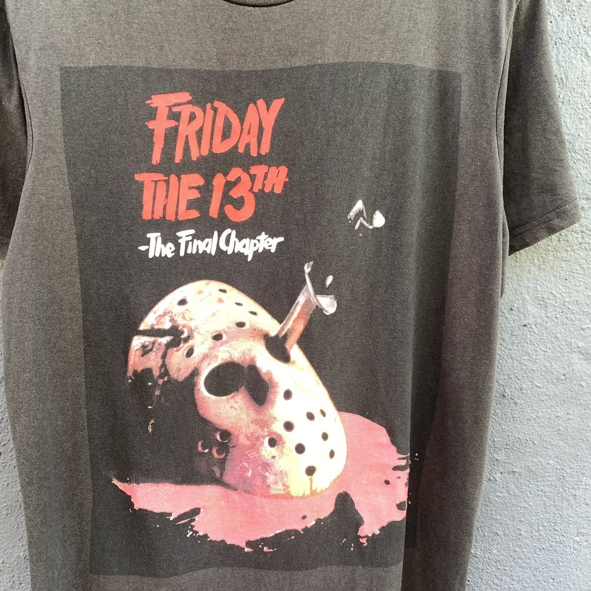 Other Thrashed faded Friday the 13th the final chapter movie tee Size US M / EU 48-50 / 2 - 2 Thumbnail