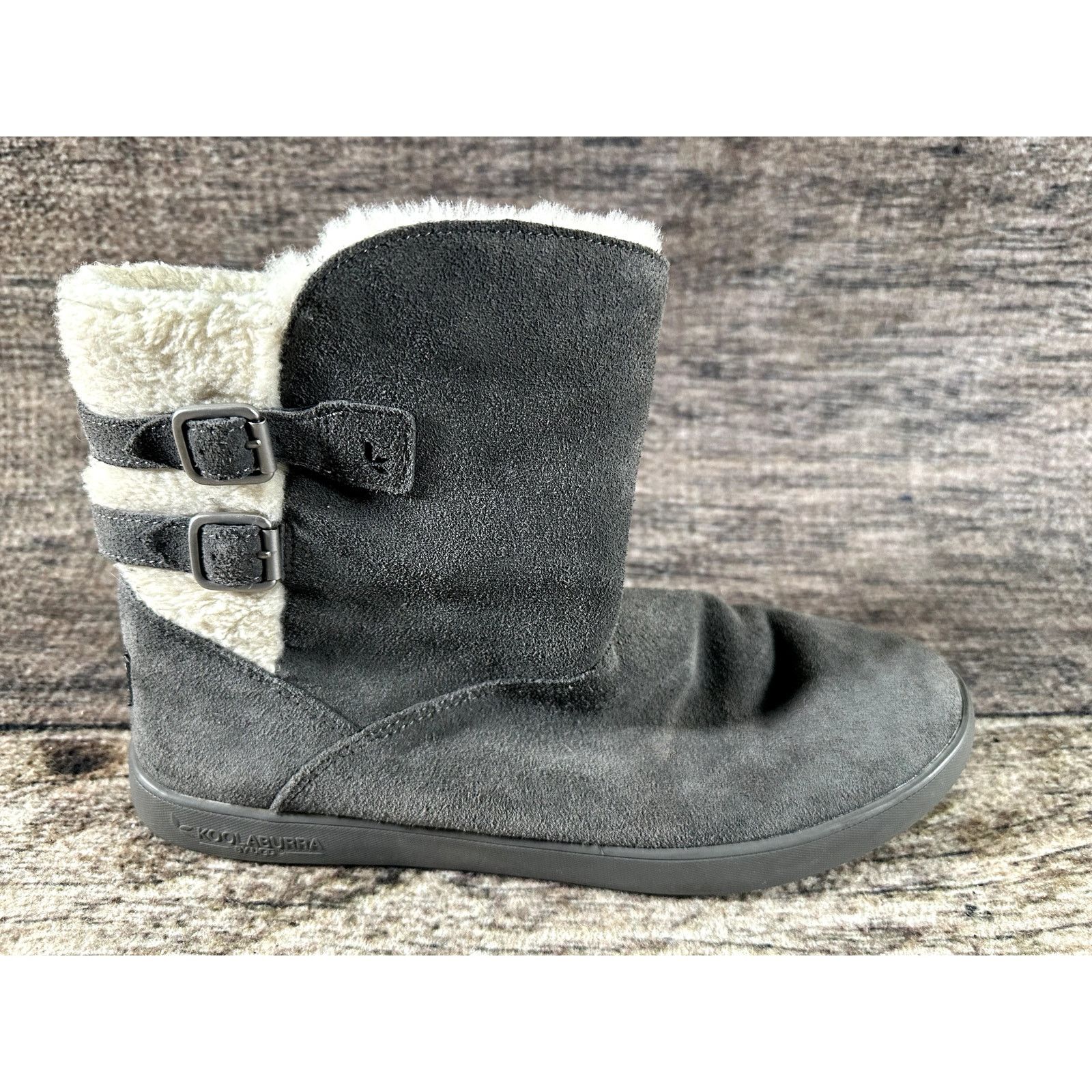 Koolaburra Koolaburra UGG Koola Gray Suede Wmns Boots US Size 9 1096413 Size US 9 / IT 39 - 8 Thumbnail
