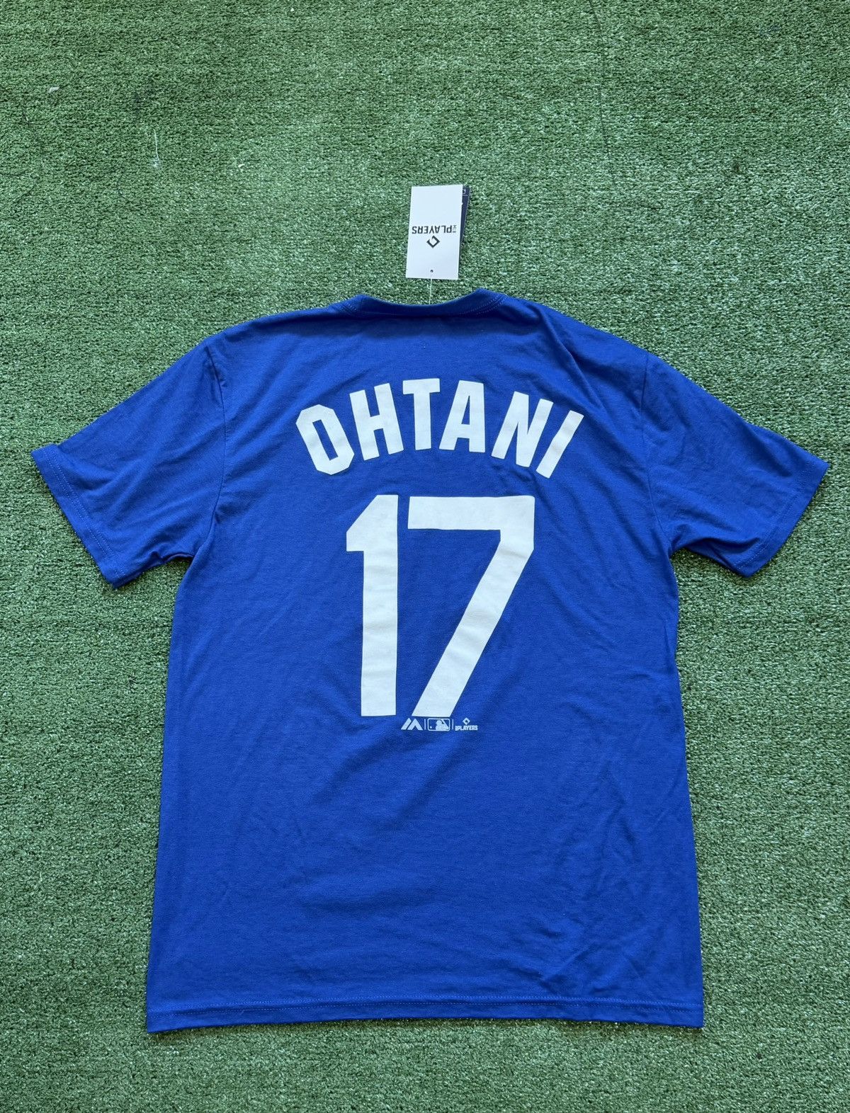 Majestic Majestic Los Angeles Dodgers #17 Shohei Ohtani Men's Blue Size US M / EU 48-50 / 2 - 4 Thumbnail
