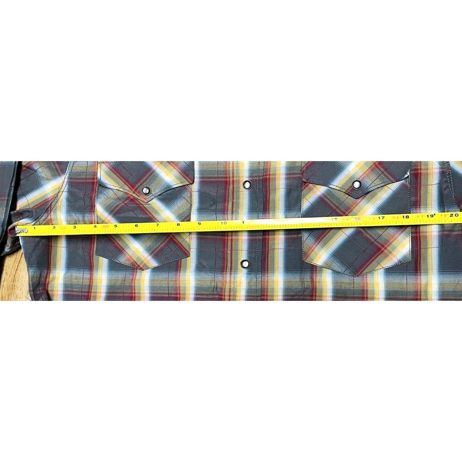 Vintage VINTAGE Rodeo Button-Up Plaid Shirt XL Mens Long Sleeve Western Wear Size US XL / EU 56 / 4 - 7 Thumbnail