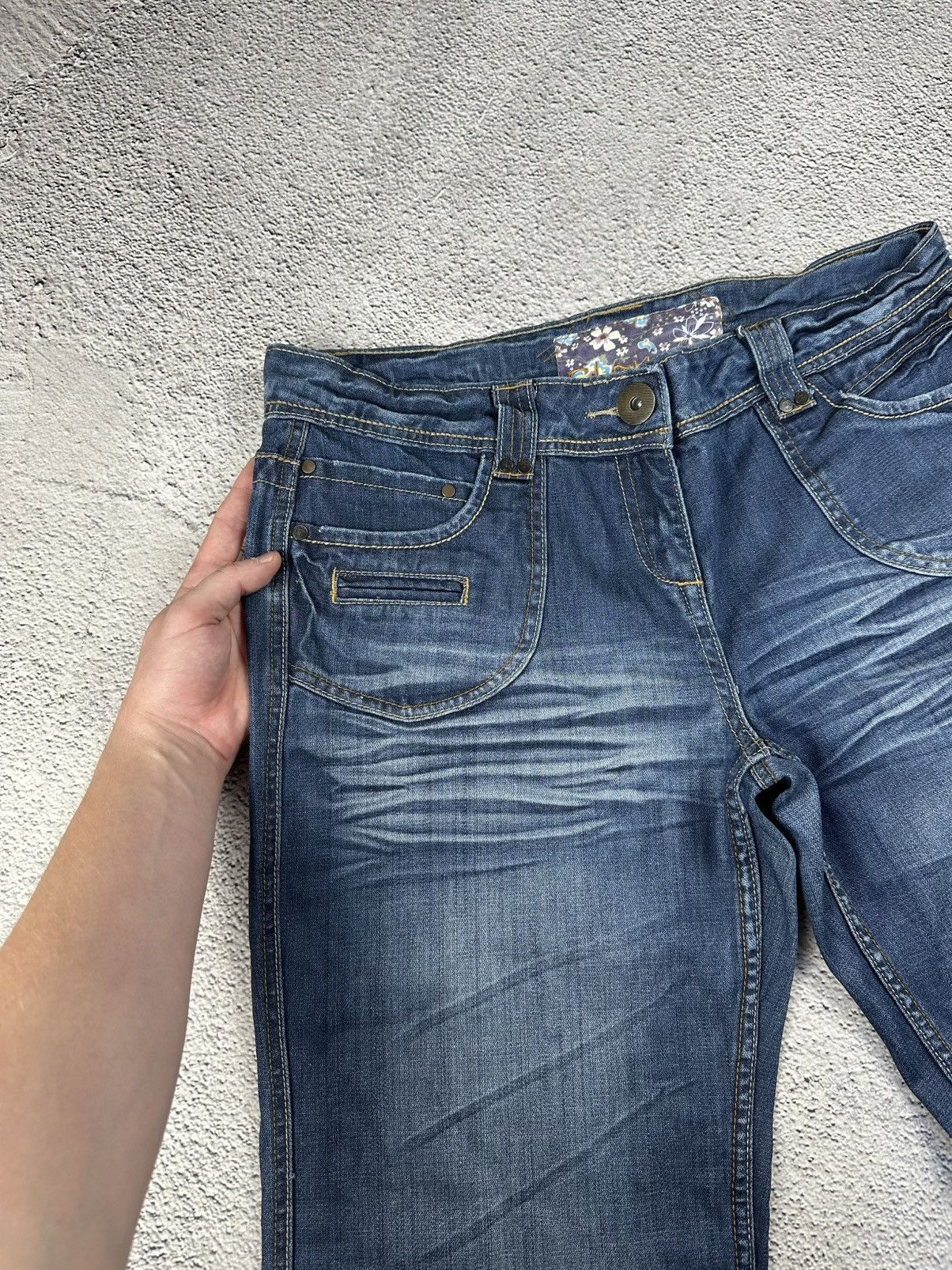 If Six Was Nine Vintage Baggy Jeans Faded Japan Trashed Y2K Avant Garde SK8 Size 32" / US 10 / IT 46 - 9 Thumbnail