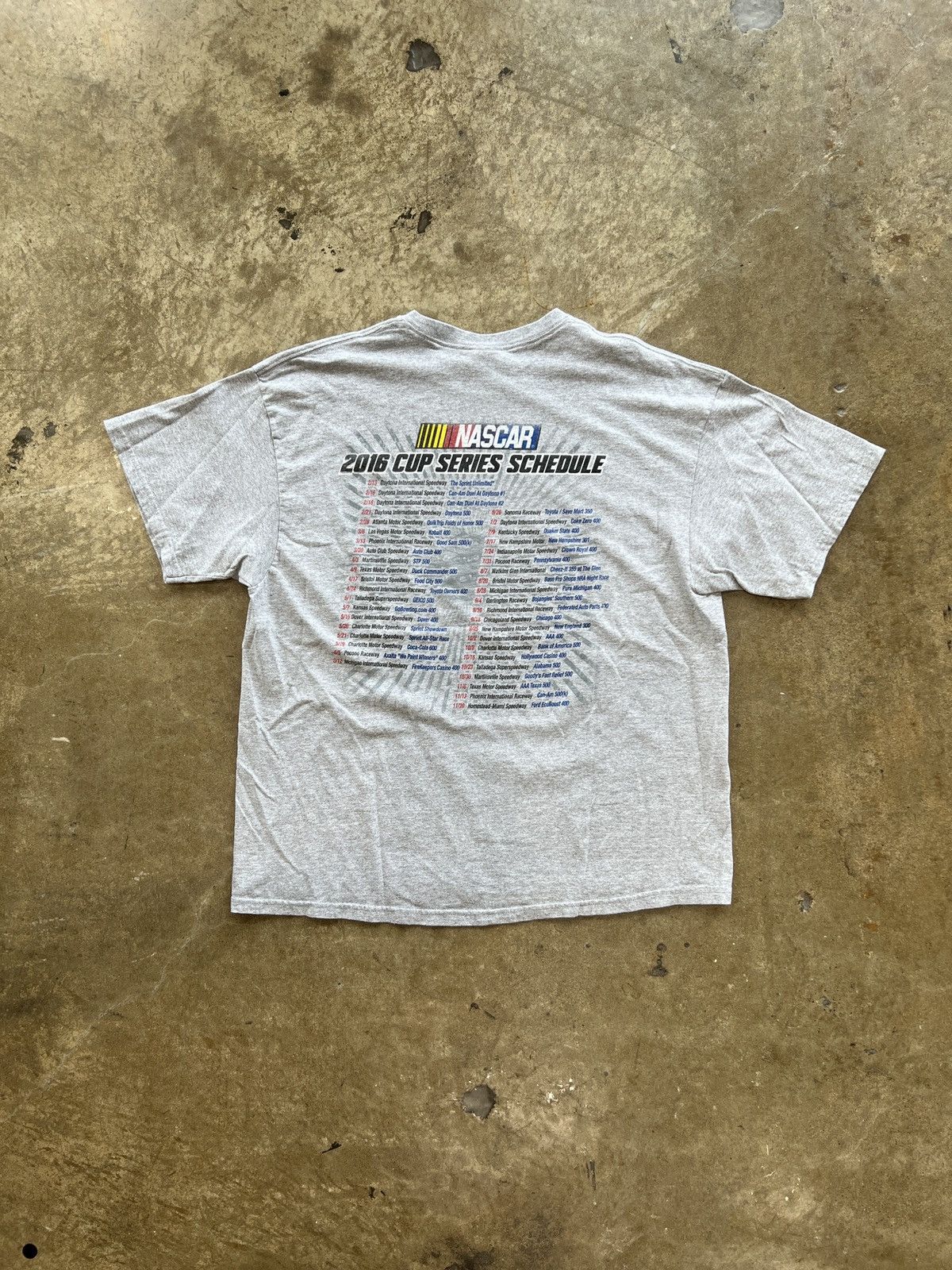 NASCAR Vintage NASCAR Geico 500 Chase Sprint Cup Racing Tee XXL Size US XXL / EU 58 / 5 - 5 Thumbnail