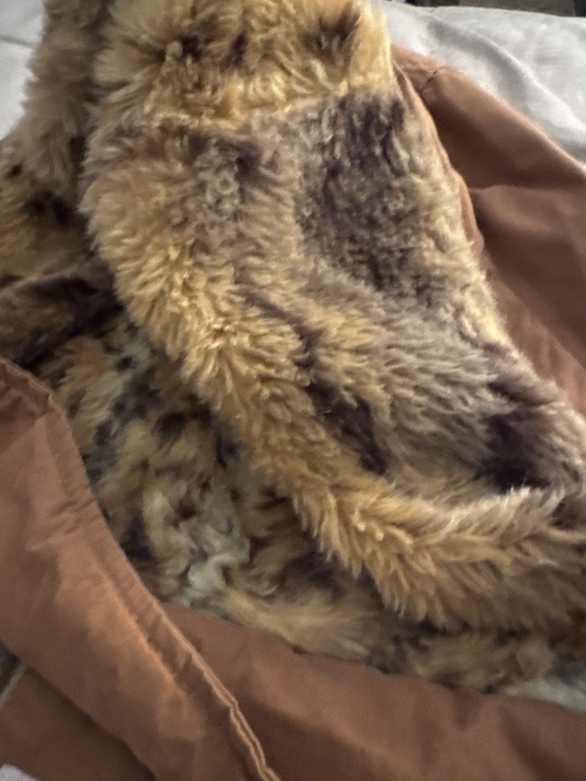 Vintage fur hoodie cheetah print Size US M / EU 48-50 / 2 - 3 Thumbnail