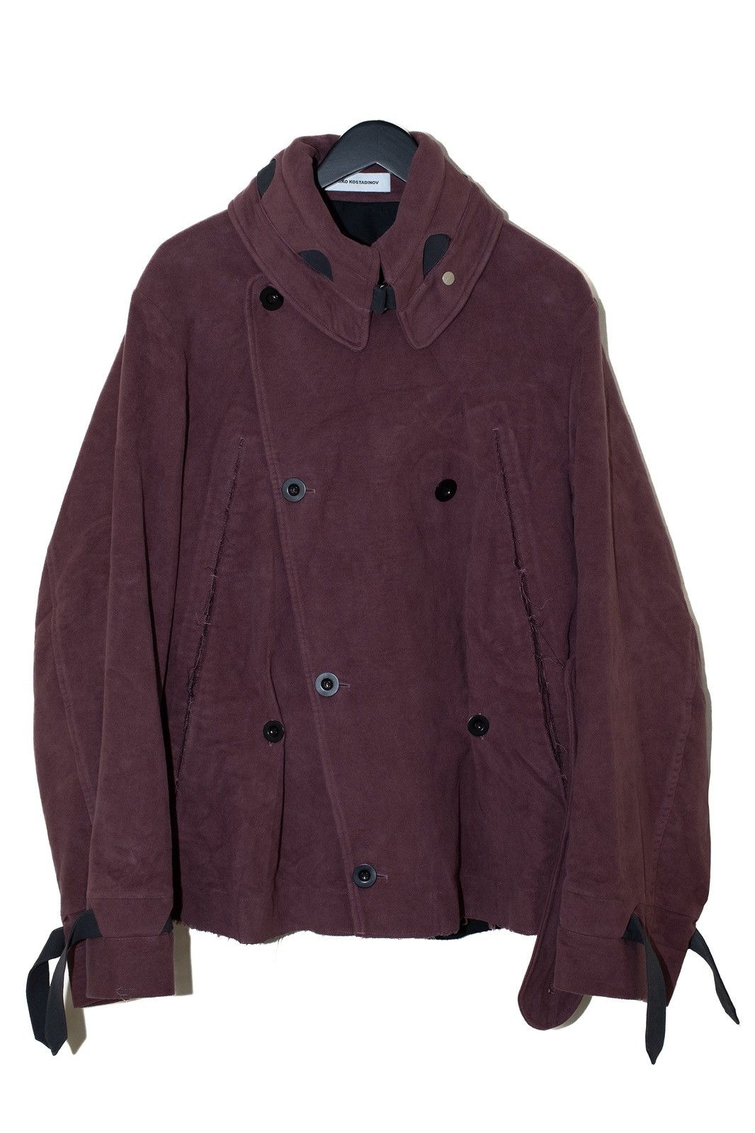 Kiko Kostadinov SOMNIUM MAIDEN PEACOAT DRY ROSE 00112021 Size US L / EU 52-54 / 3 - 5 Thumbnail