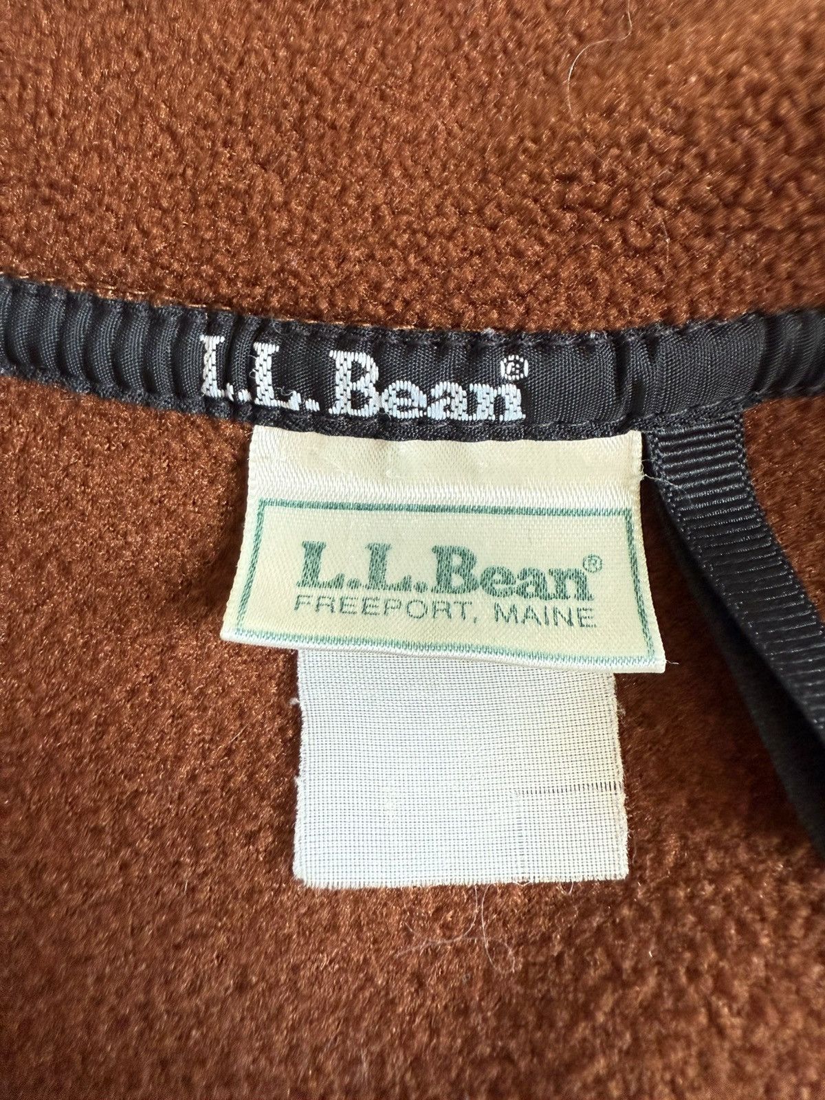 L.L. Bean × Vintage Vintage Brown L.L. Bean Fleece Vest Size US XL / EU 56 / 4 - 4 Thumbnail