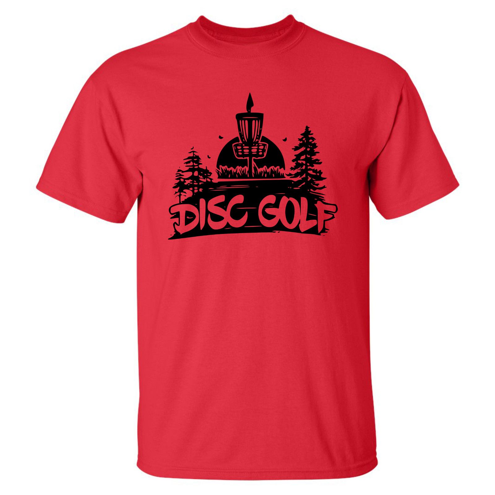 Gildan Disc Golf T Shirt DISCGOLF SUNSET Discgolfer Shirt Size US XL / EU 56 / 4 - 17 Thumbnail