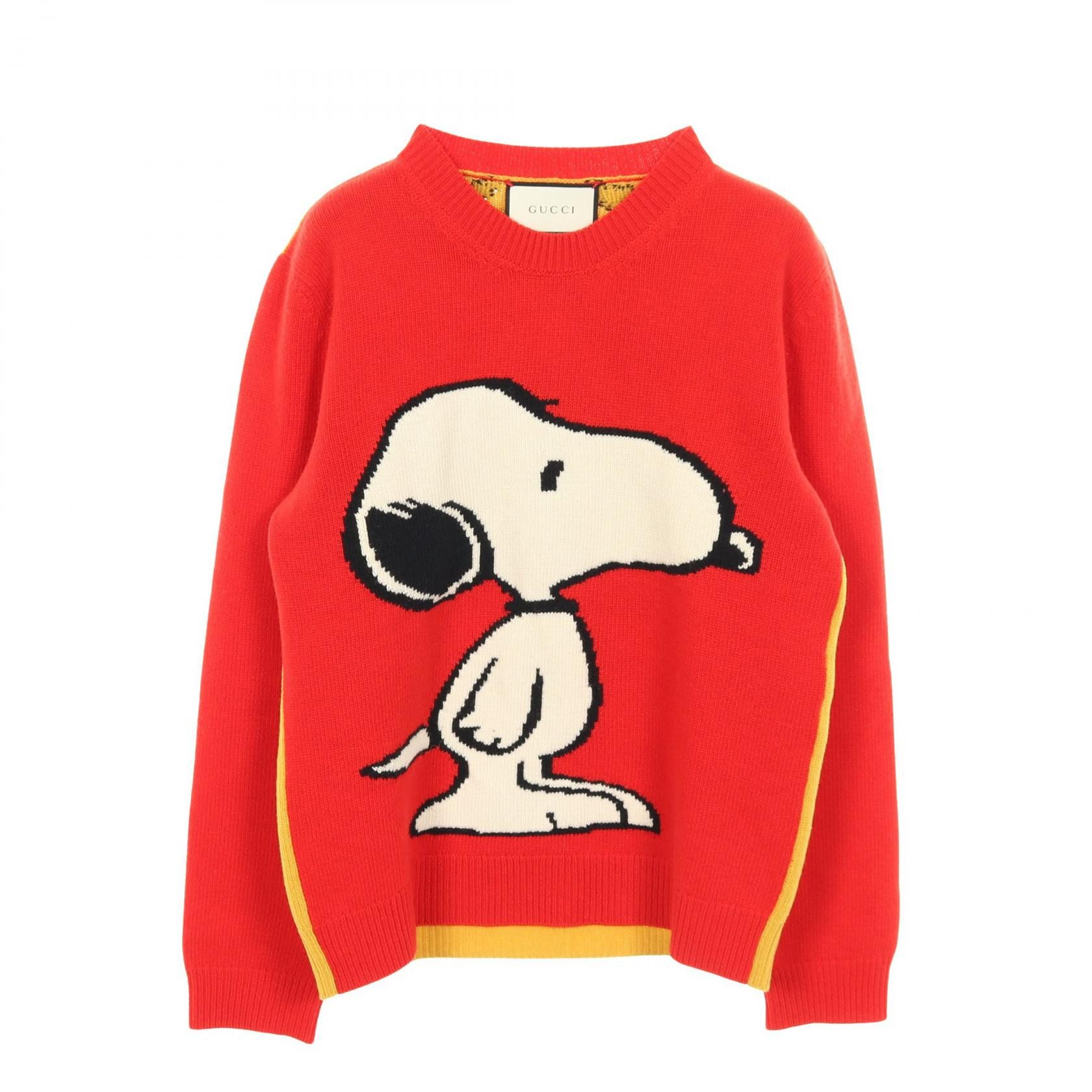 Gucci Gucci Gucci Peanuts Wool Knitwear Textile Tops DUTY FREE for USA Size ONE SIZE - 1 Thumbnail