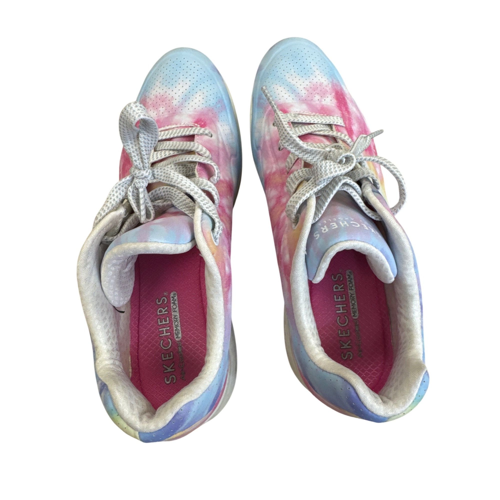 SKECHERS Skechers Womens Tie-Dye Athletic Sneakers Lace-Up Comfort Sh Size US 11 / IT 41 - 10 Thumbnail