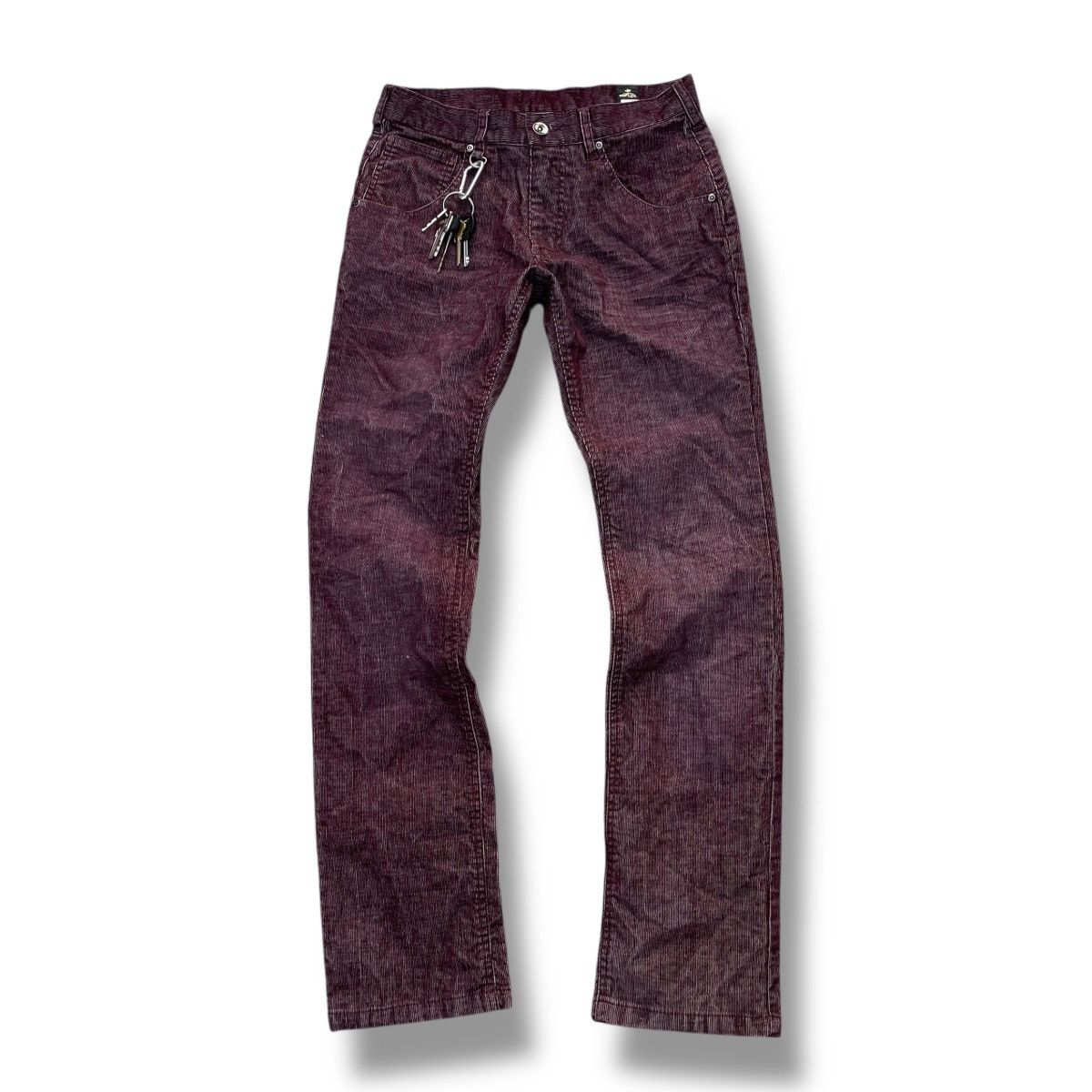Isamu Katayama Backlash 🇯🇵 SEMANTIC DESIGN CORDUROY BUCKLE PANTS Size US 28 / EU 44 - 1 Thumbnail