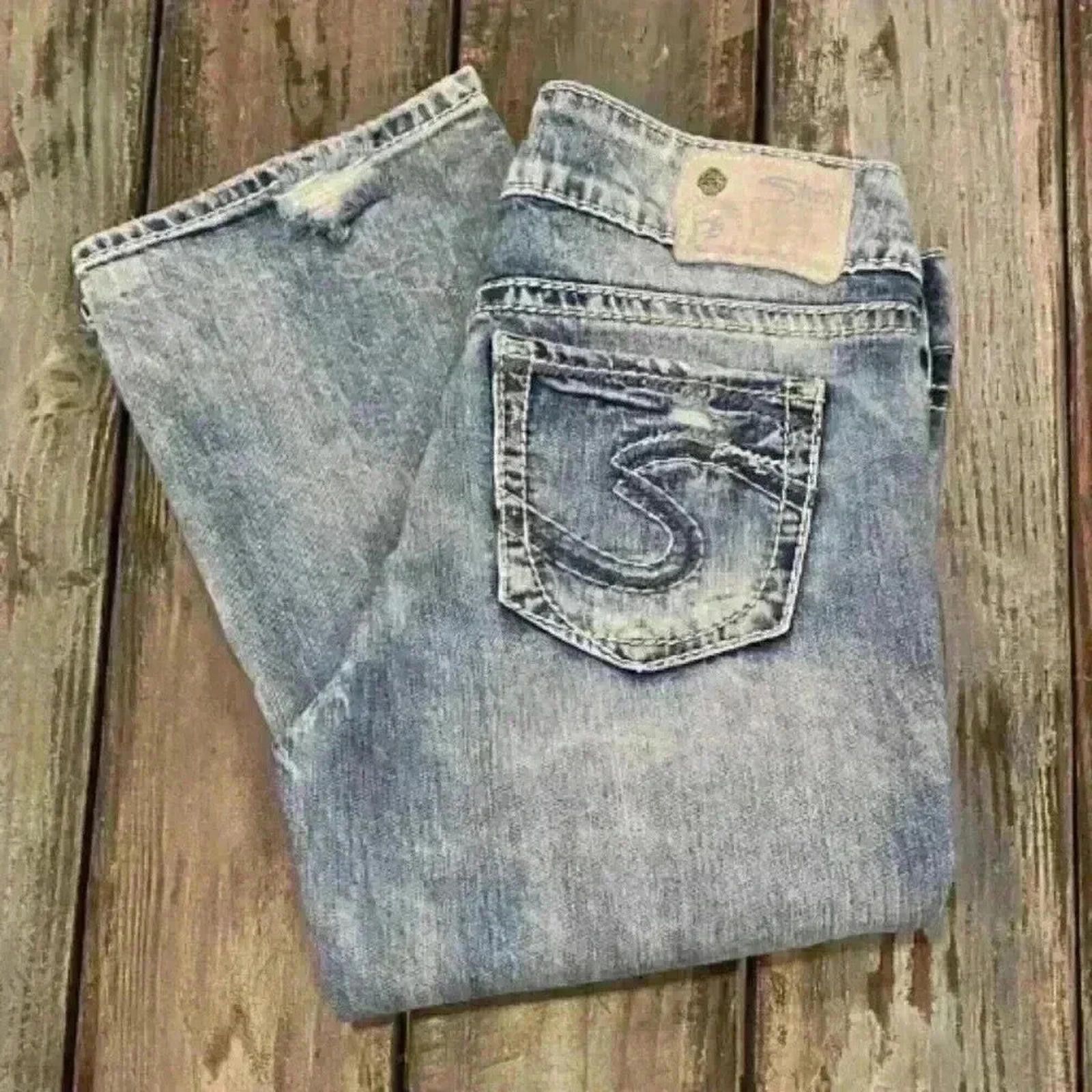 Silver Jeans Co. SILVER Suki Jeans MidRise Classic Stretch Bootcut Size 30/31 Size 30" / US 8 / IT 44 - 1 Thumbnail